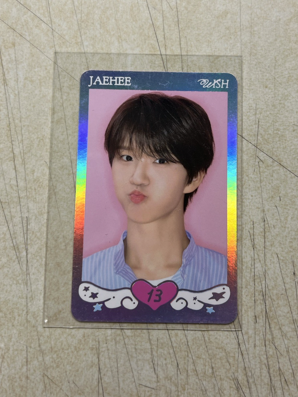 NCT WISH 卡包 小卡 Jaehee 栽禧閃卡