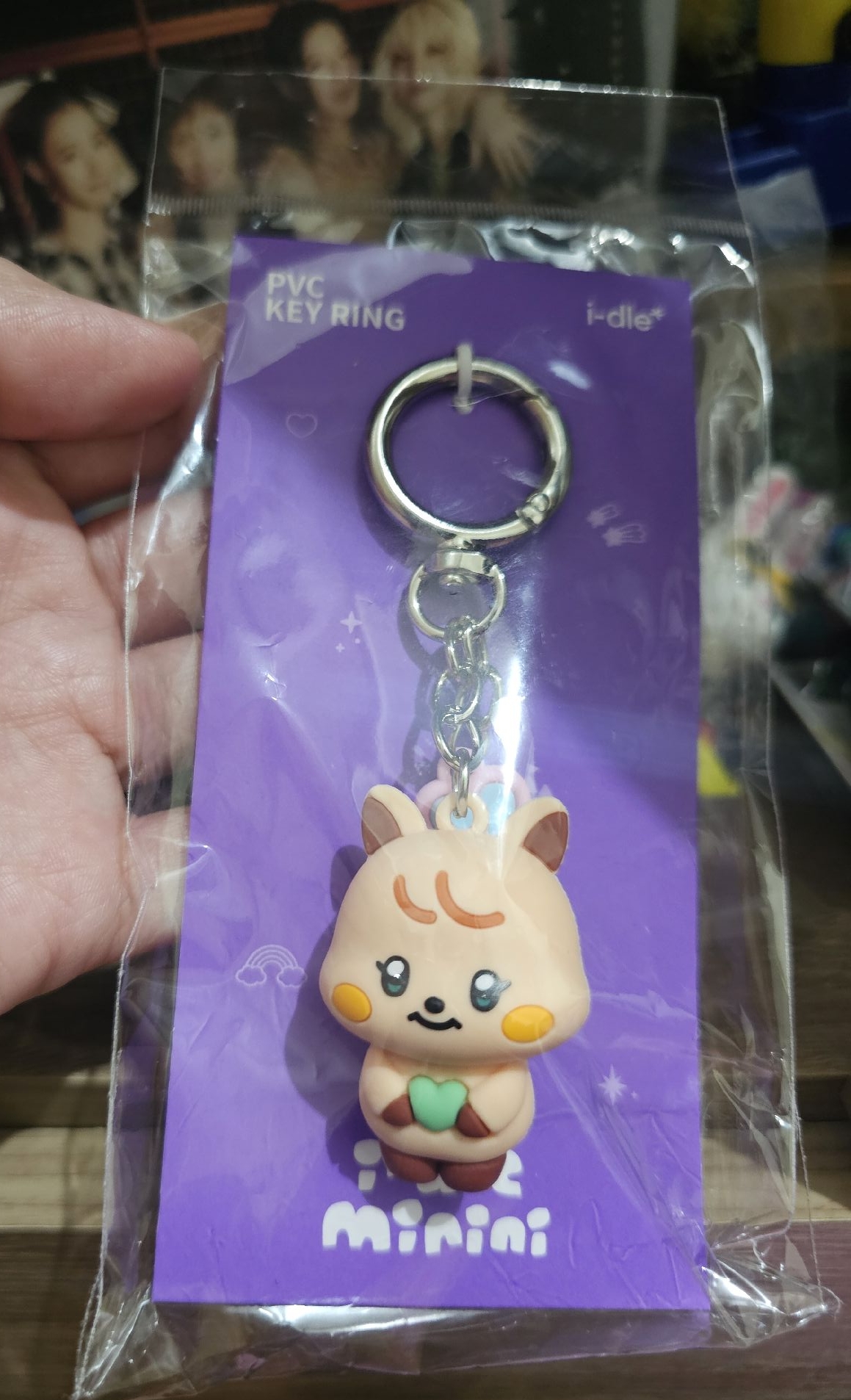 i-dle  薇娟miyeon ／展覽快閃店 鑰匙圈吊飾 PVC