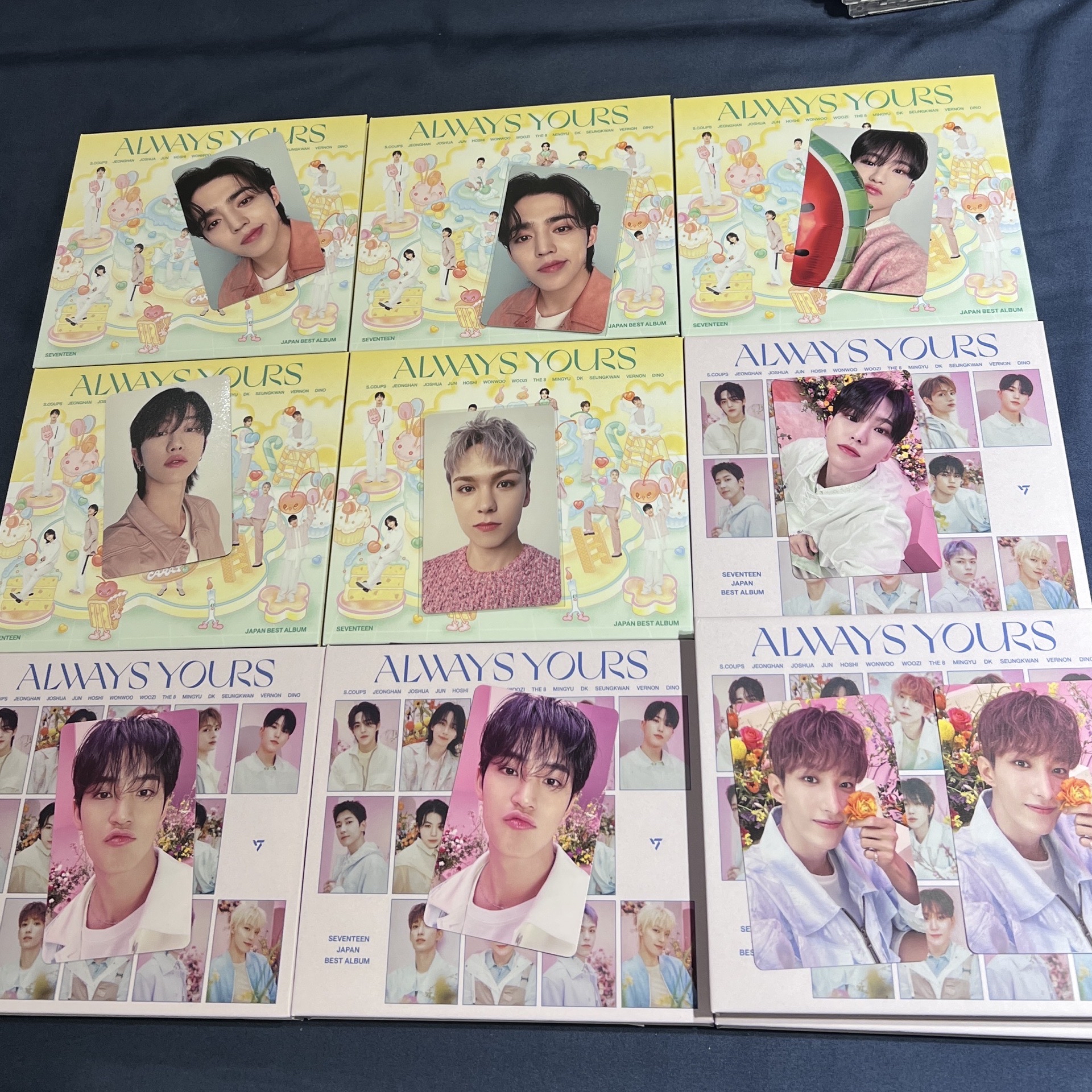 限時大特價 SEVENTEEN 日專全專含卡