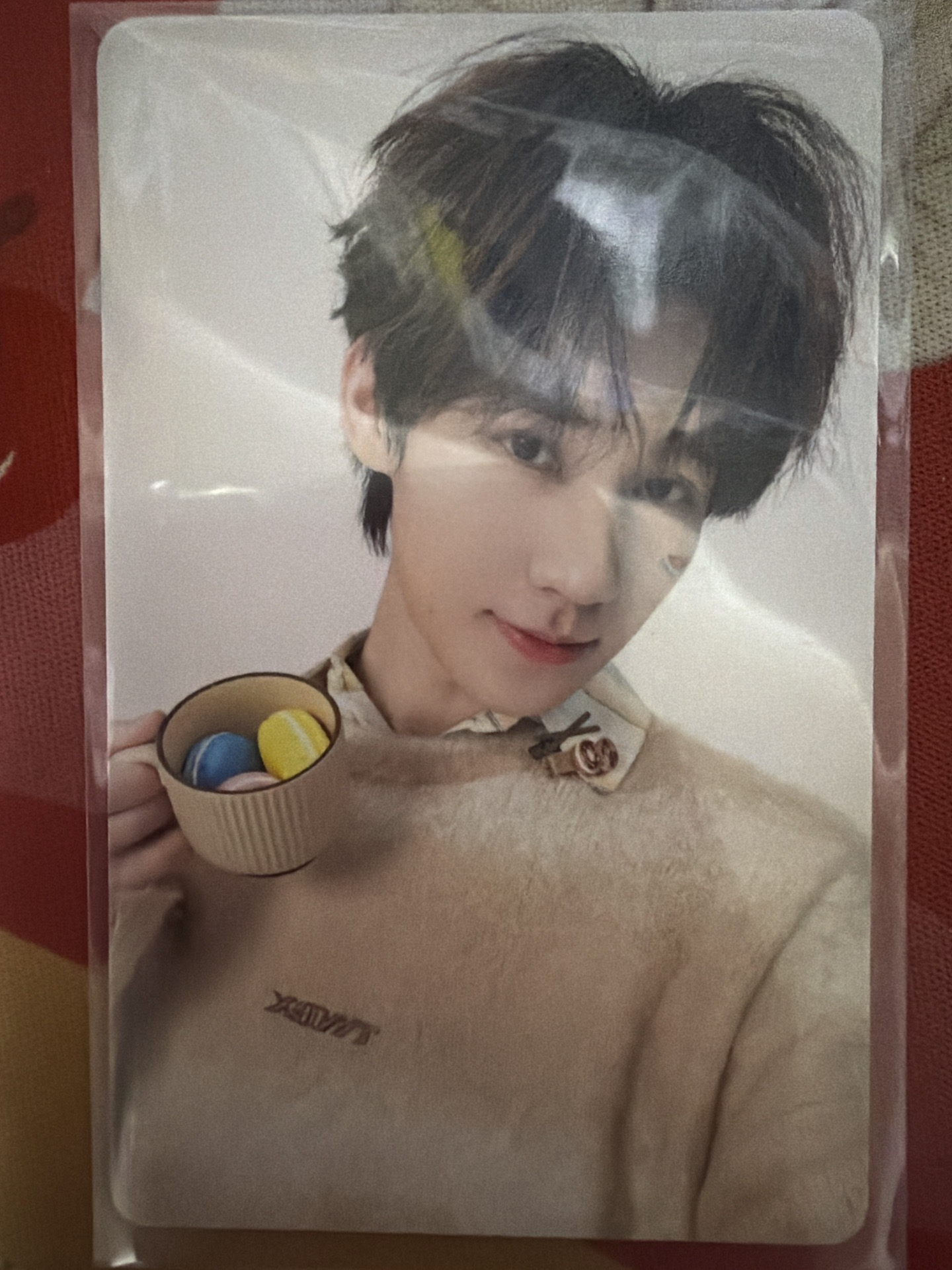 張真源台曆馬卡龍小卡