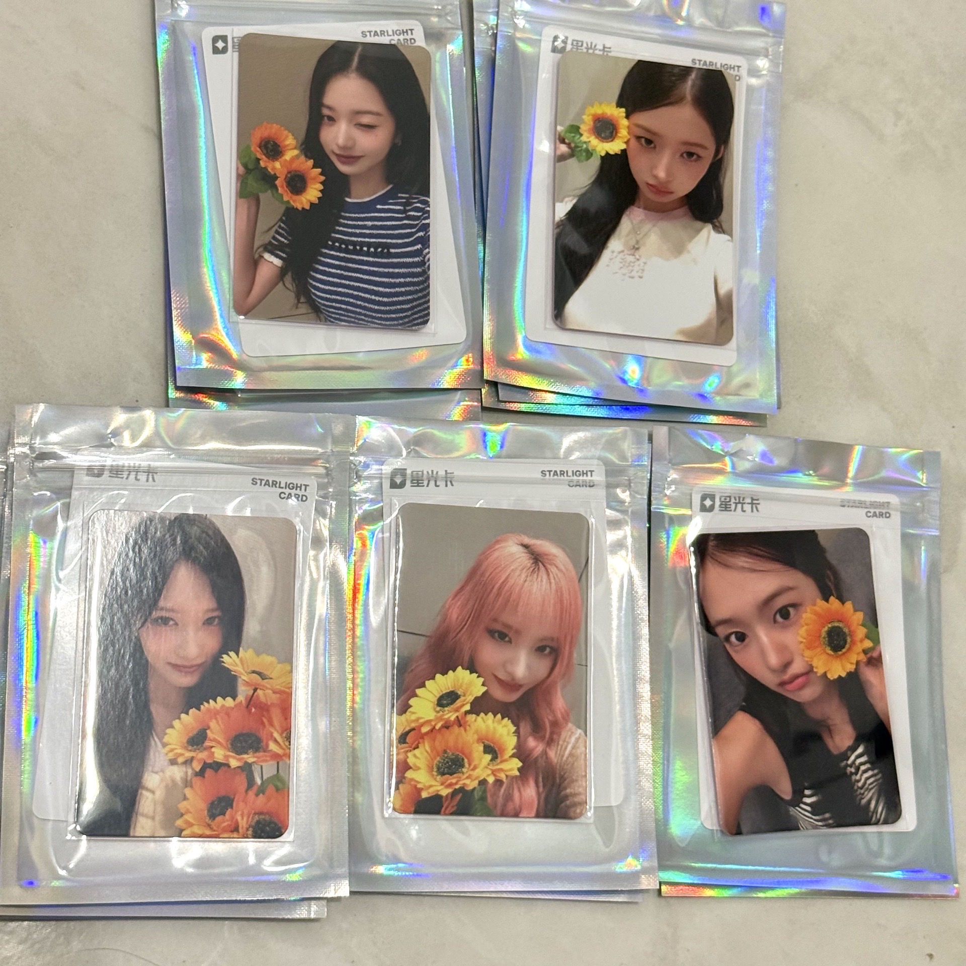 IVE secret 星光卡 二星+向日葵