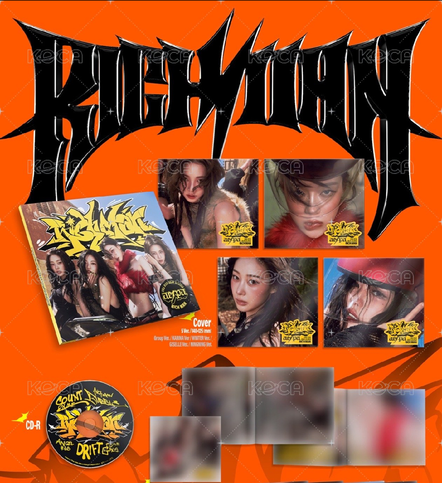 全新未拆Rich Man 專輯 BURST Ver.四版都有