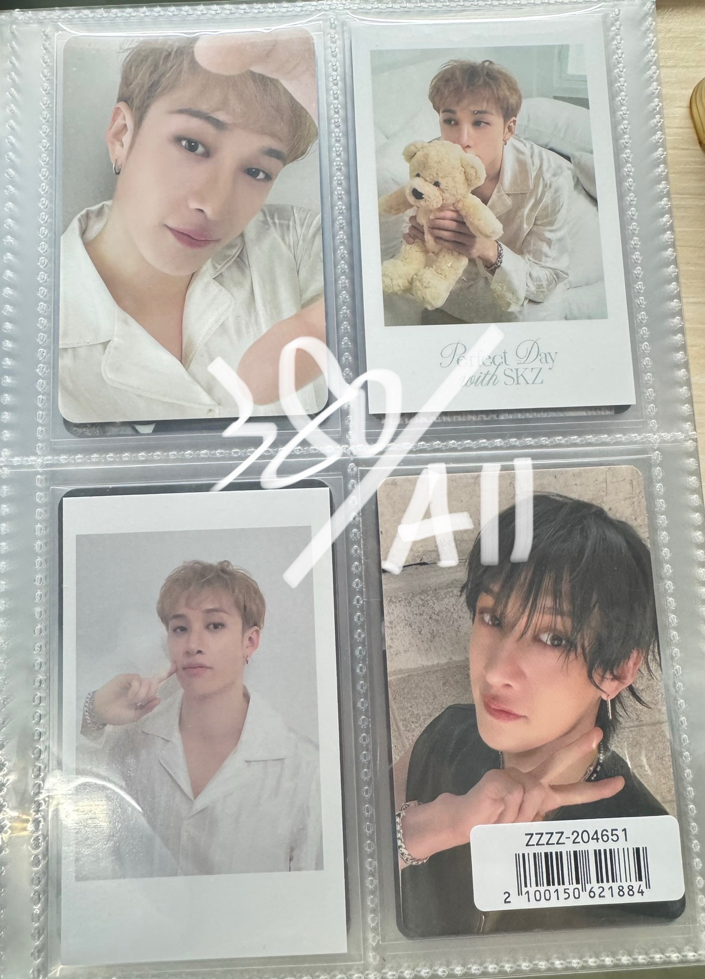 Stray kids 方燦小卡