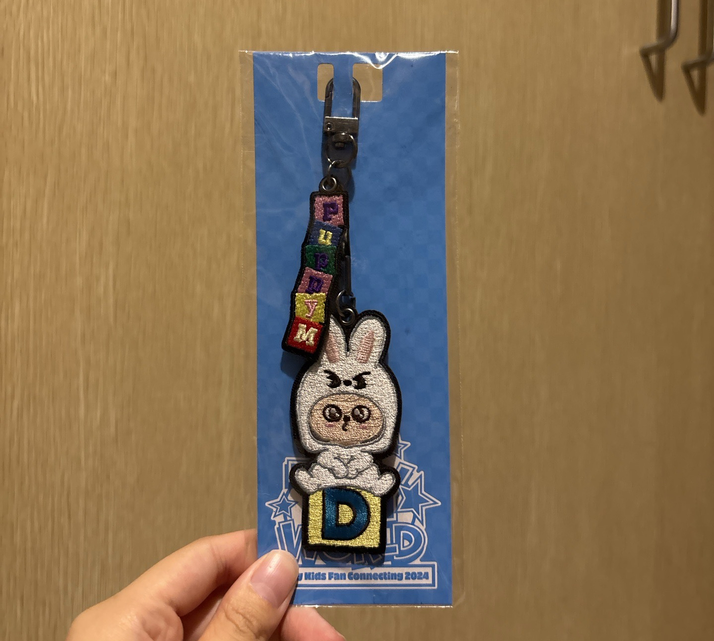 昇玟 puppym 刺繡布貼吊飾