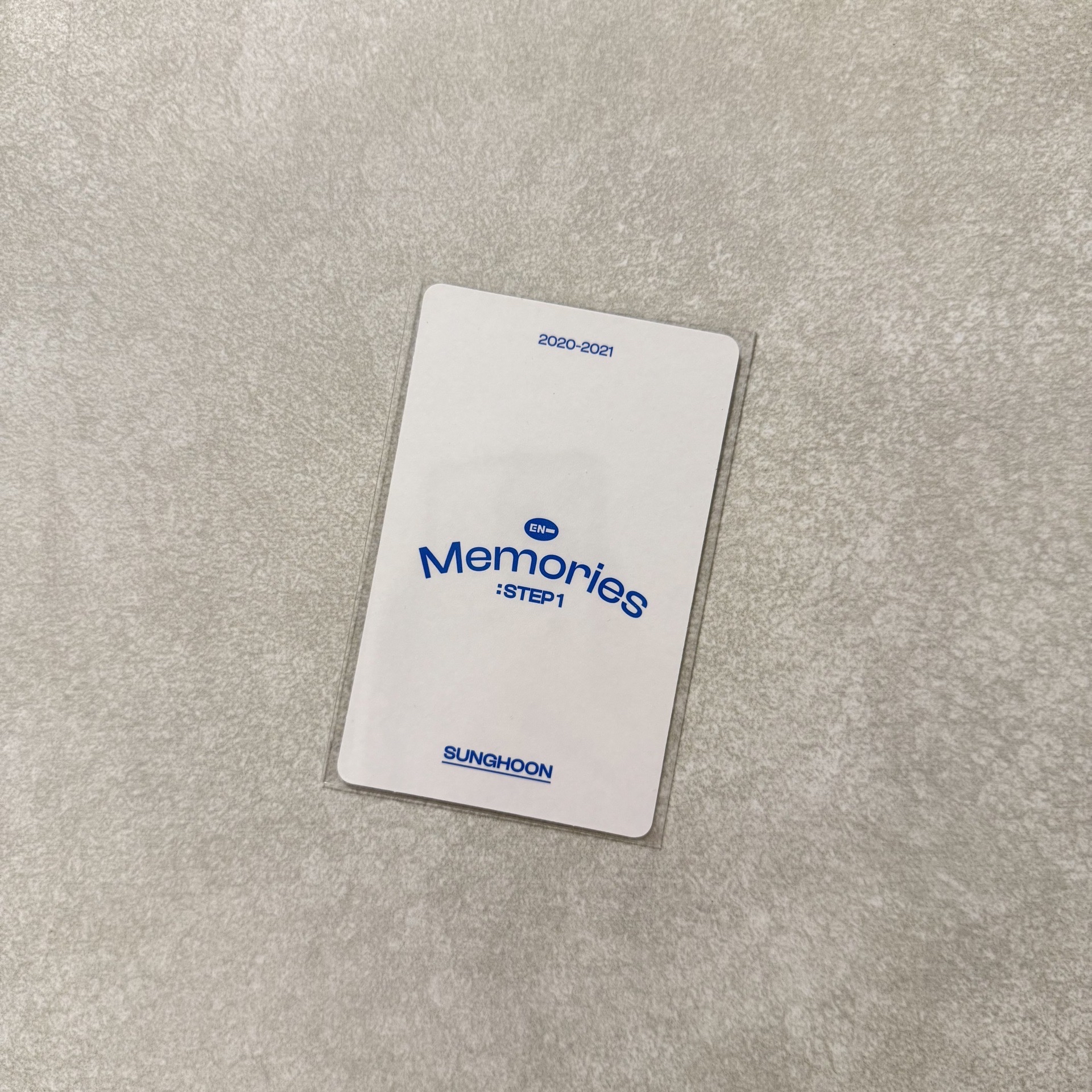 ENHYPEN 成訓 21回憶錄DVD版 小卡 