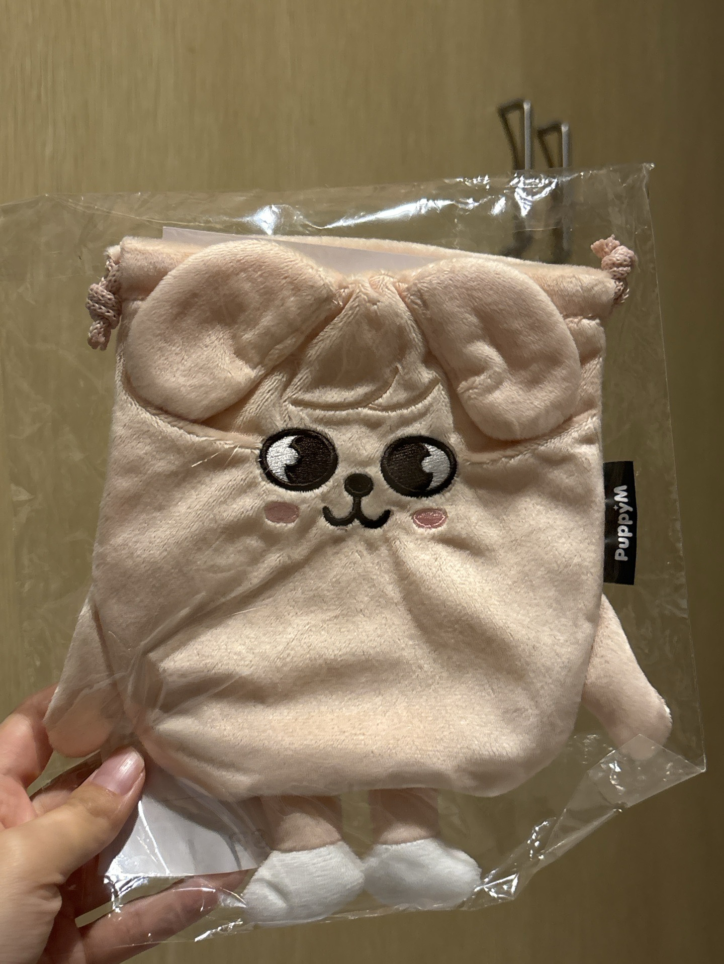 昇玟 puppy m 束口袋