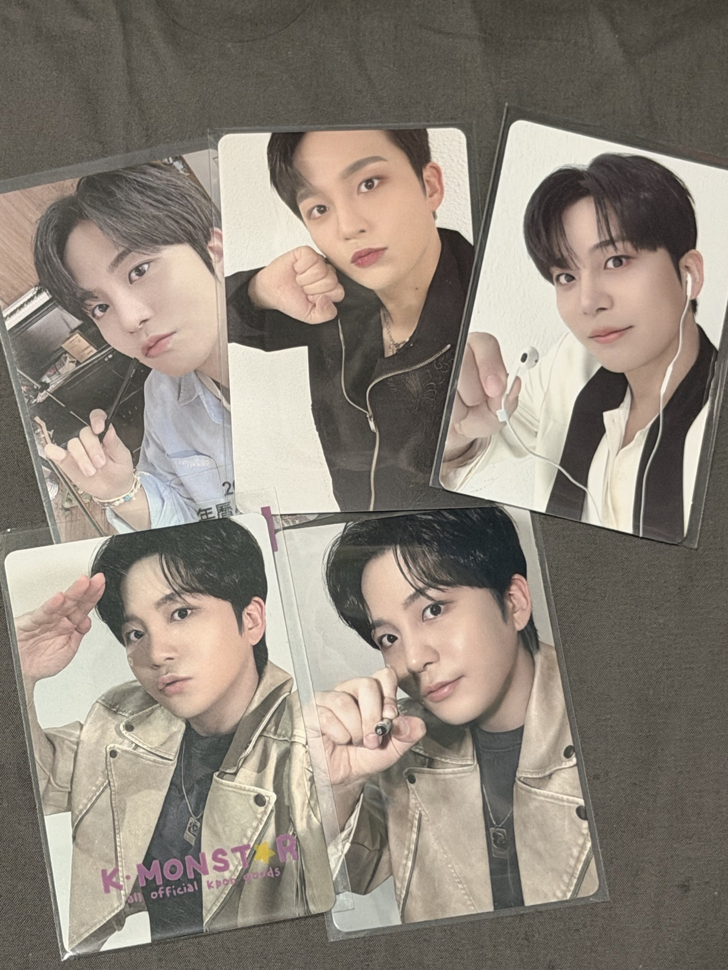 鍾浩小卡 五張不拆