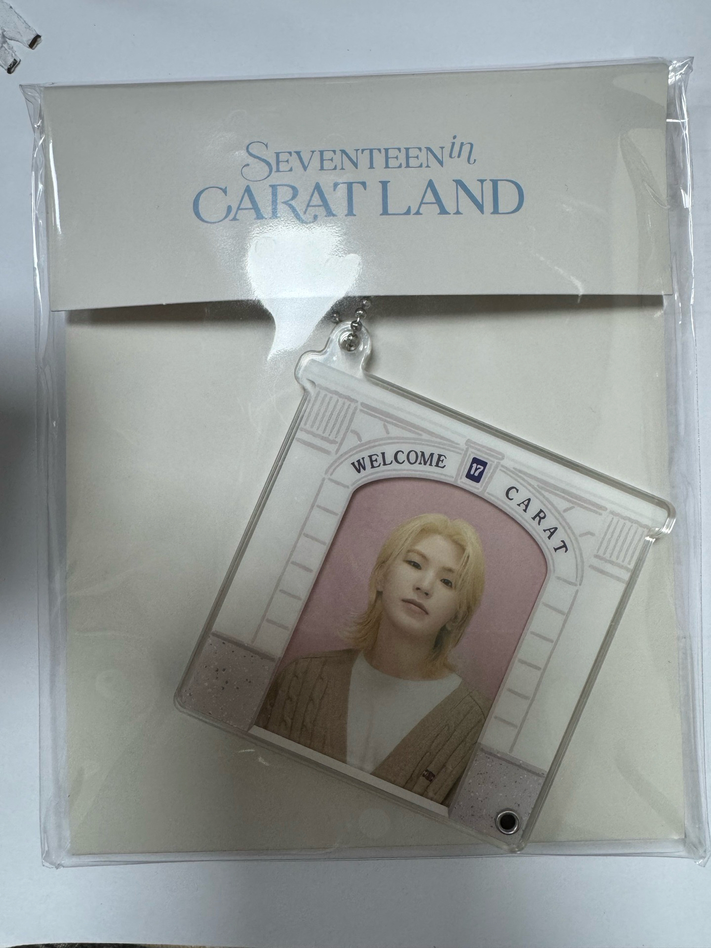 24克拉島壓克力照片鑰匙圈