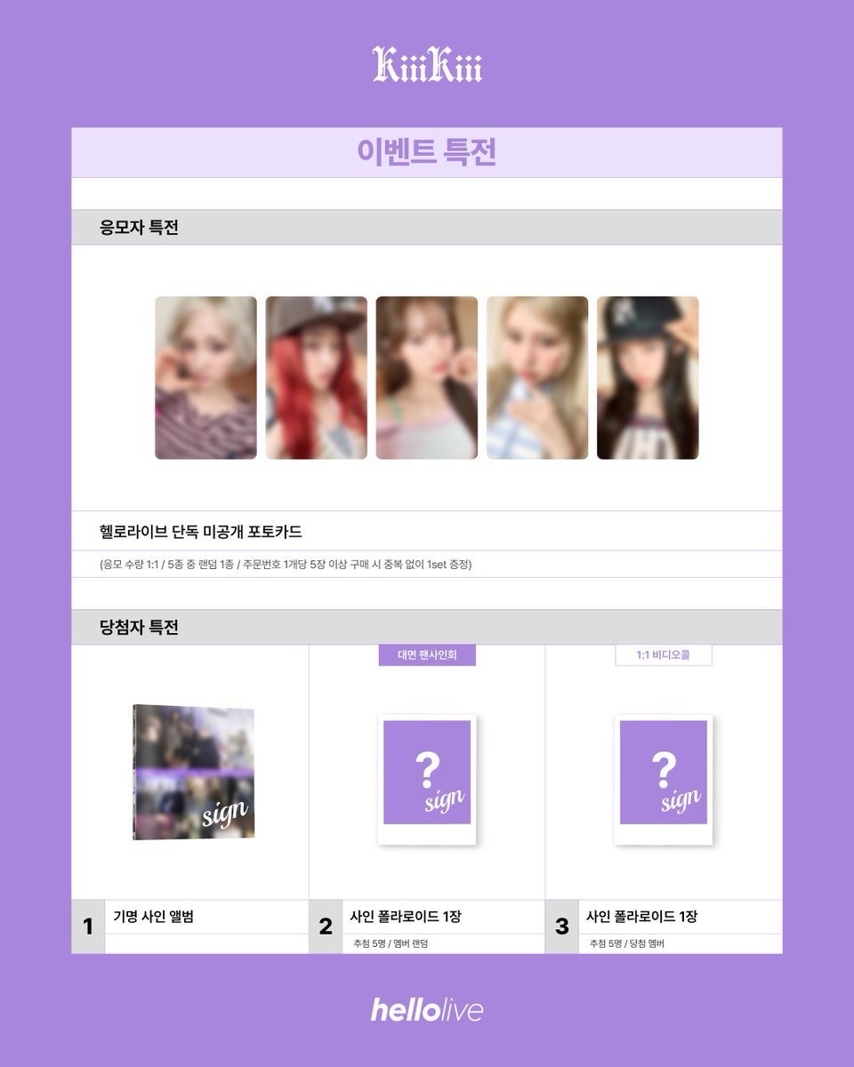 【非現簽售】KiiiKiii DP hl 1.0 簽售卡 