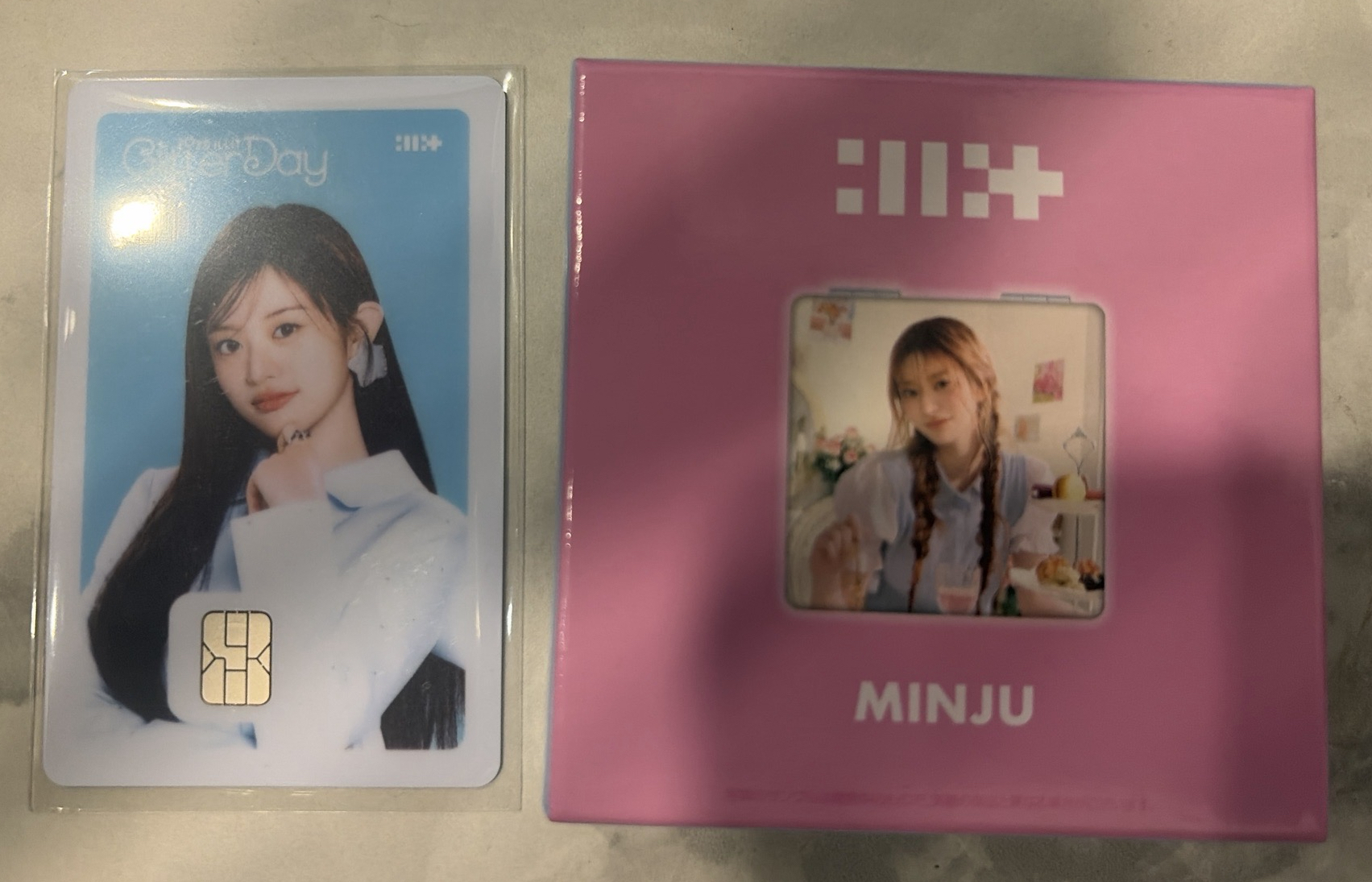 Illit 沅禧 敏珠 交通卡+徽章