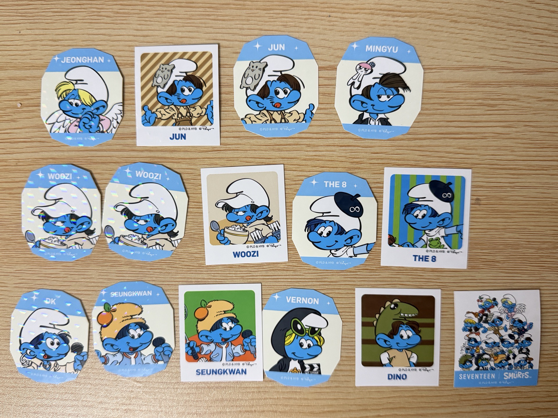 加購/7-11藍色小精靈貼紙