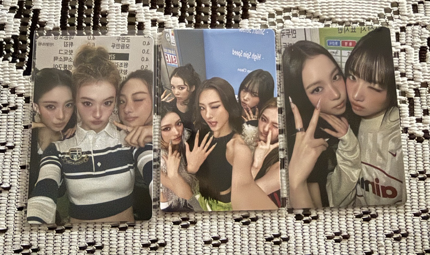 BURNING UP tbl 滿額卡 三張一套