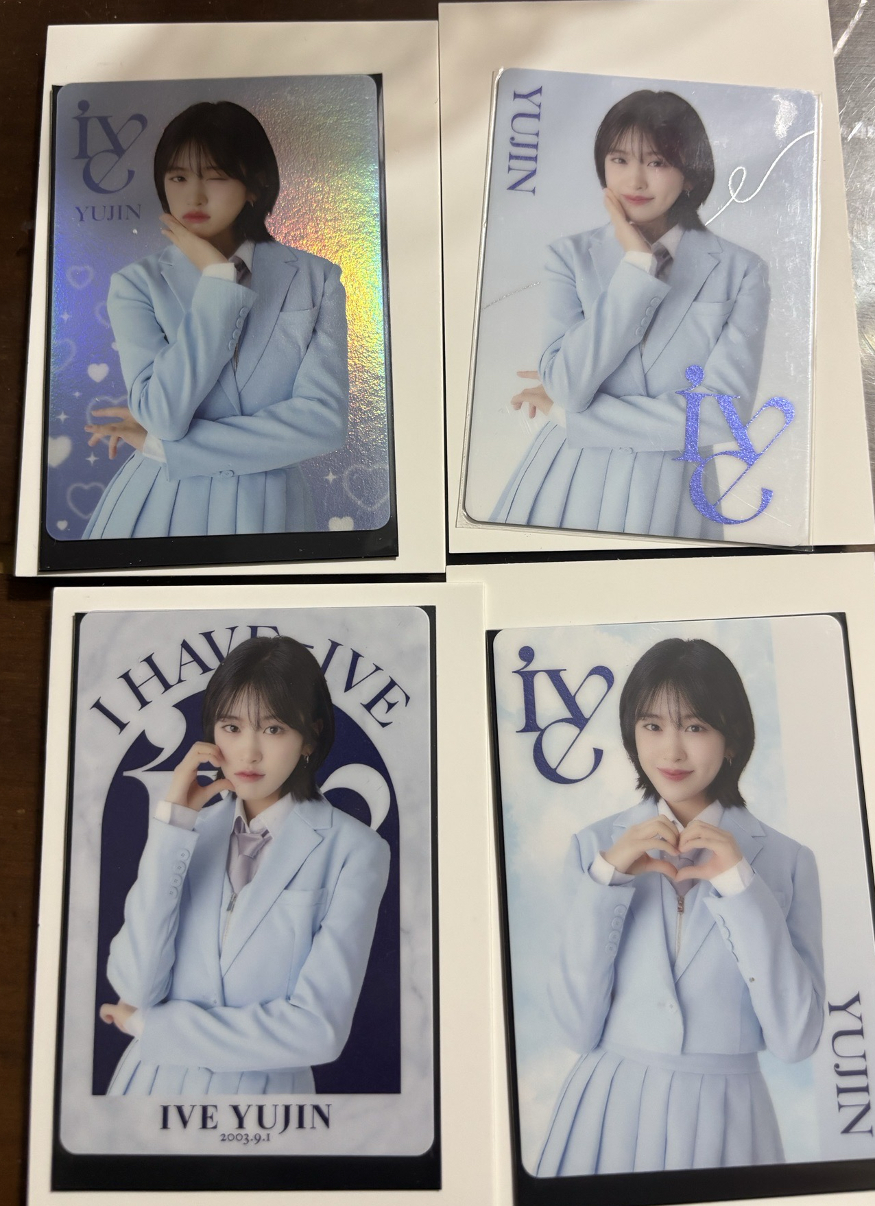 萬代 隨機卡 N01 餅乾卡 安俞真單人卡一套4張