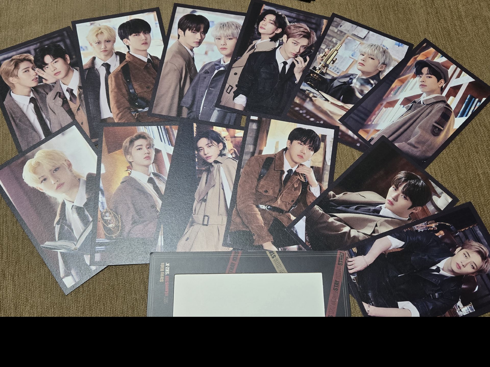 straykids 1st fm 飯咪 紙相框+相片組