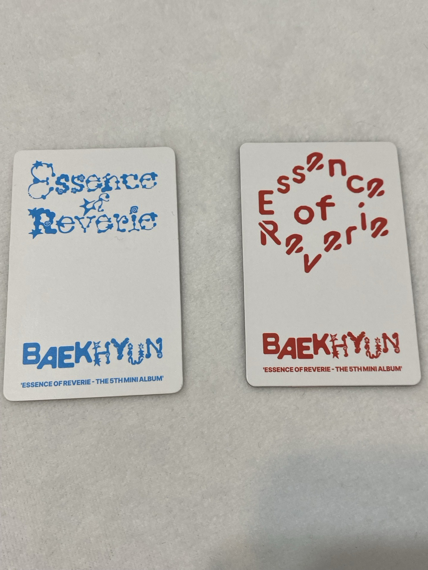 EXO BAEKHYUN bolo5 閃卡