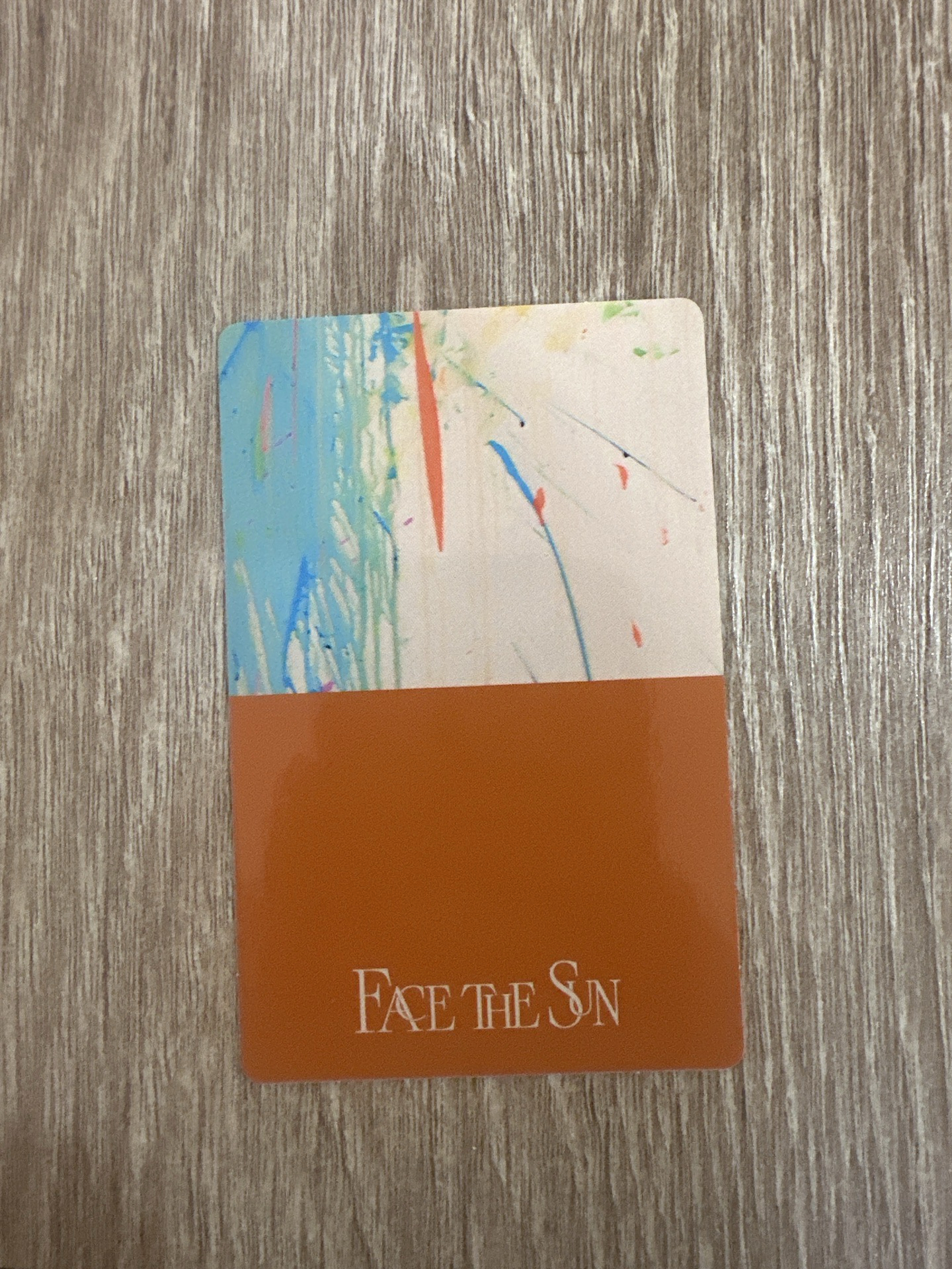 The 8 <FACE THE SUN>專輯卡