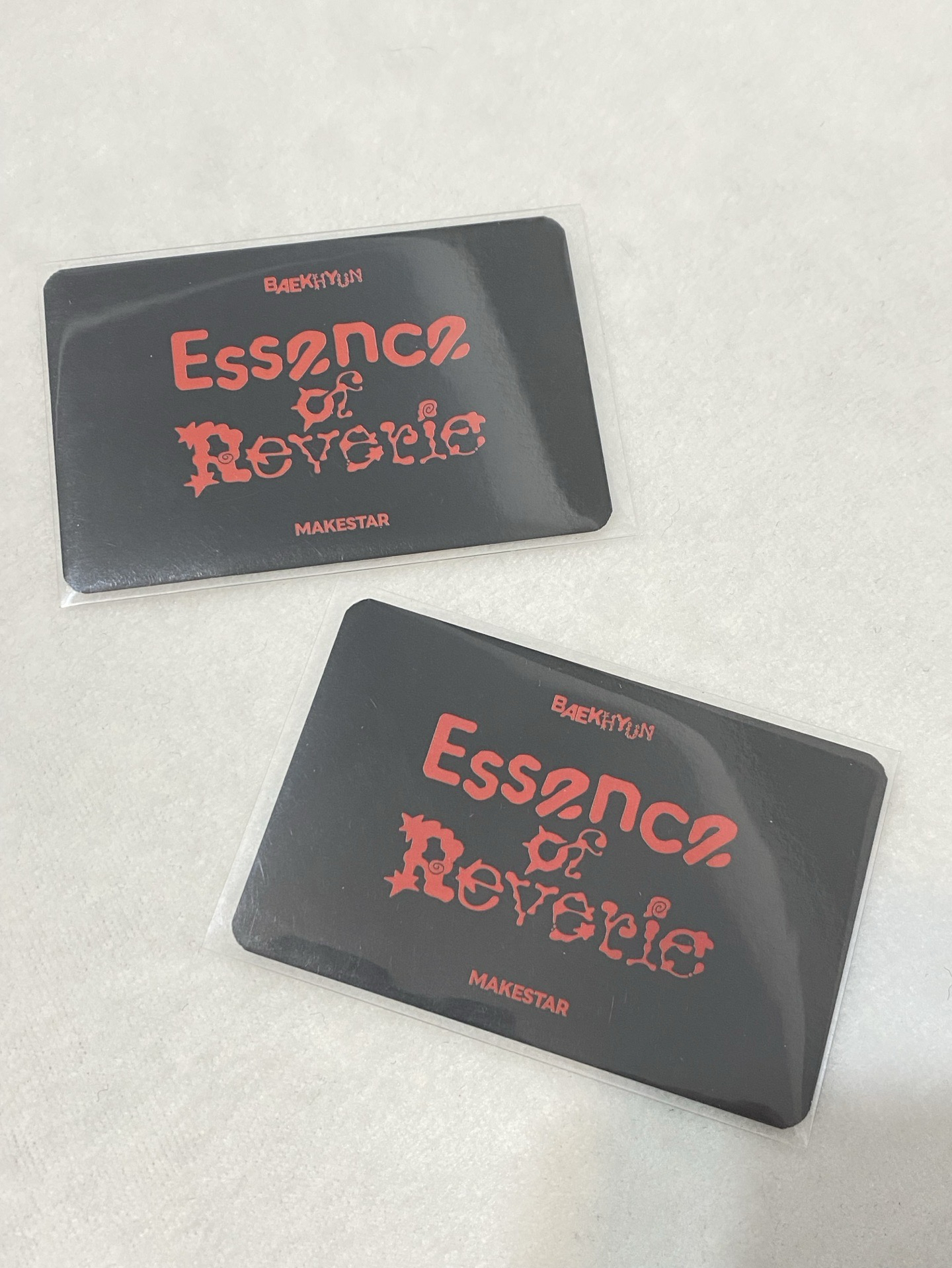 EXO BAEKHYUN bolo5 簽售卡