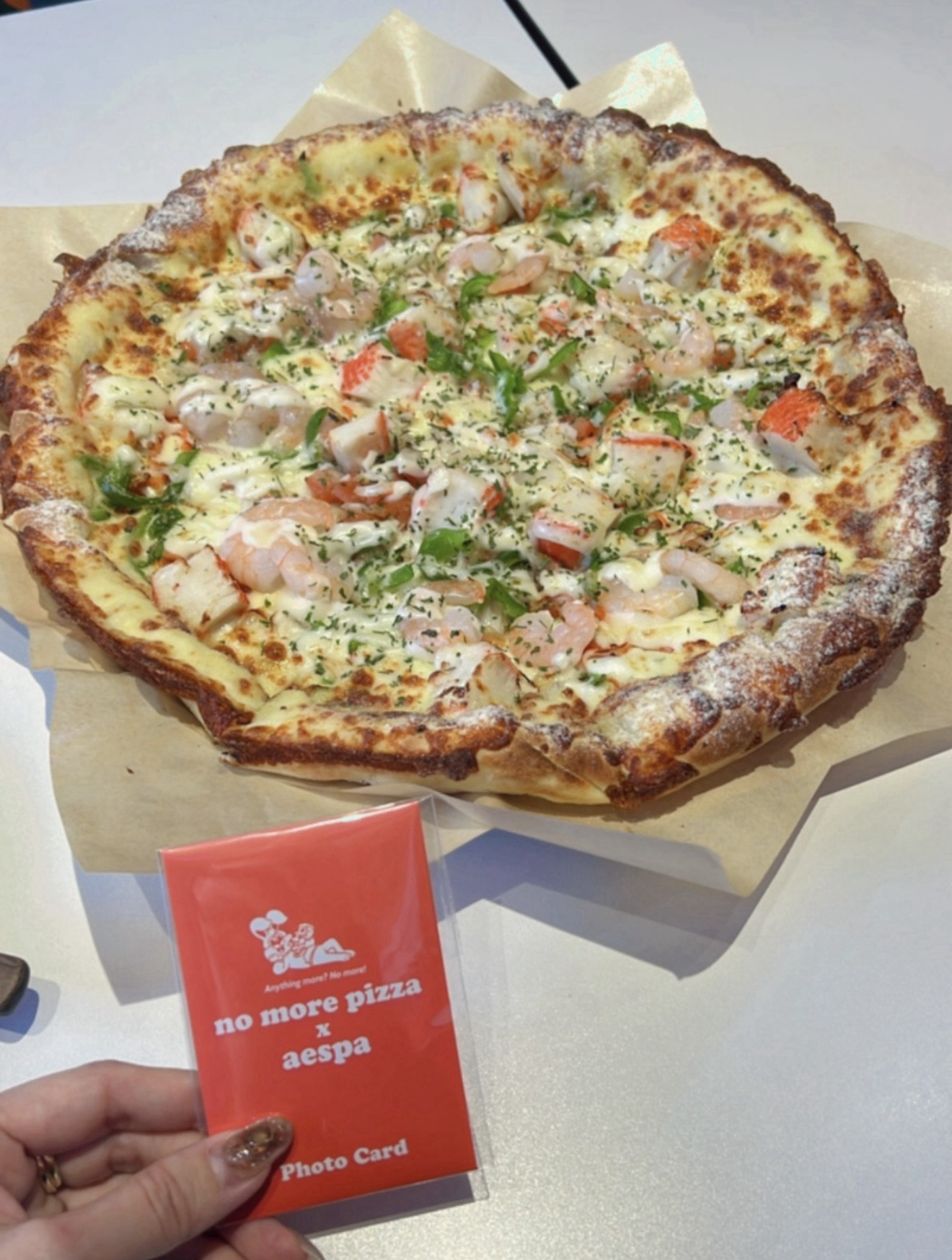 aespa no more pizza 披薩卡2.0 一套