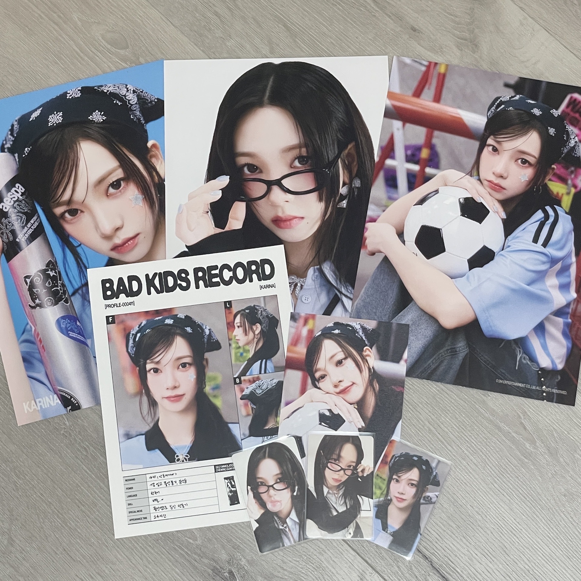 aespa 25年曆固配 Karina