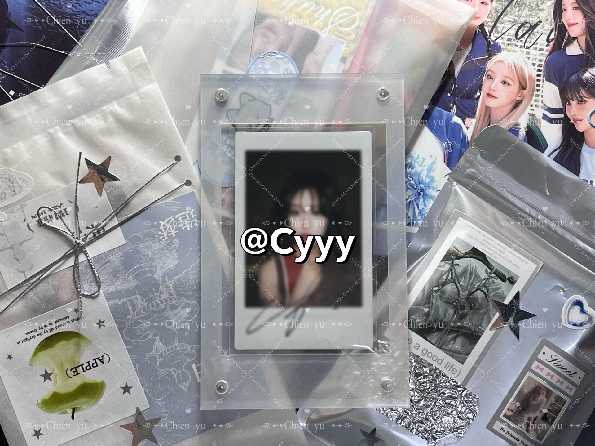 i-dle舒華 啦啦隊造型未公開親簽拍立得