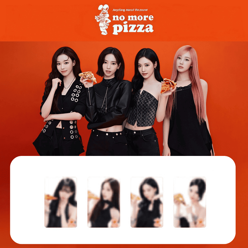 aespa no more pizza 披薩卡2.0 一套