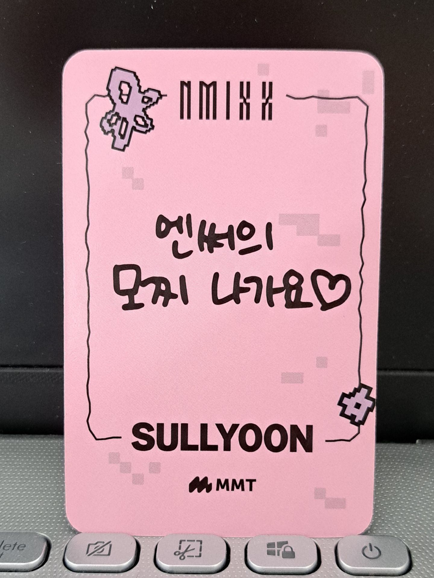 mmt 麻糬薛 韓文卡背