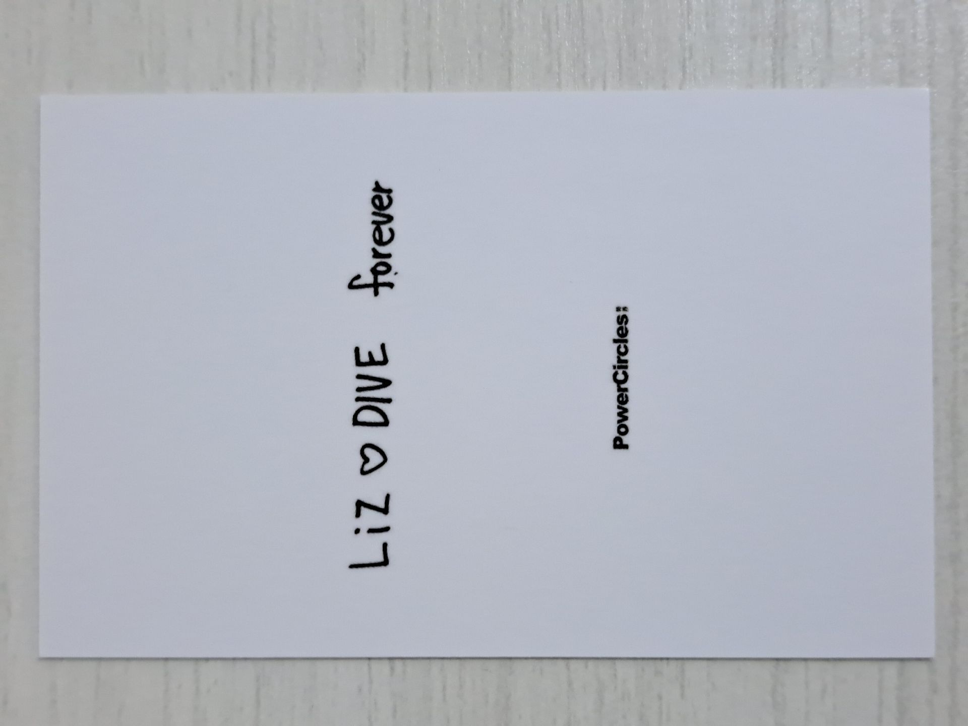 勢界雜誌 雜誌卡 a版拍立得 Liz♡Dive forever