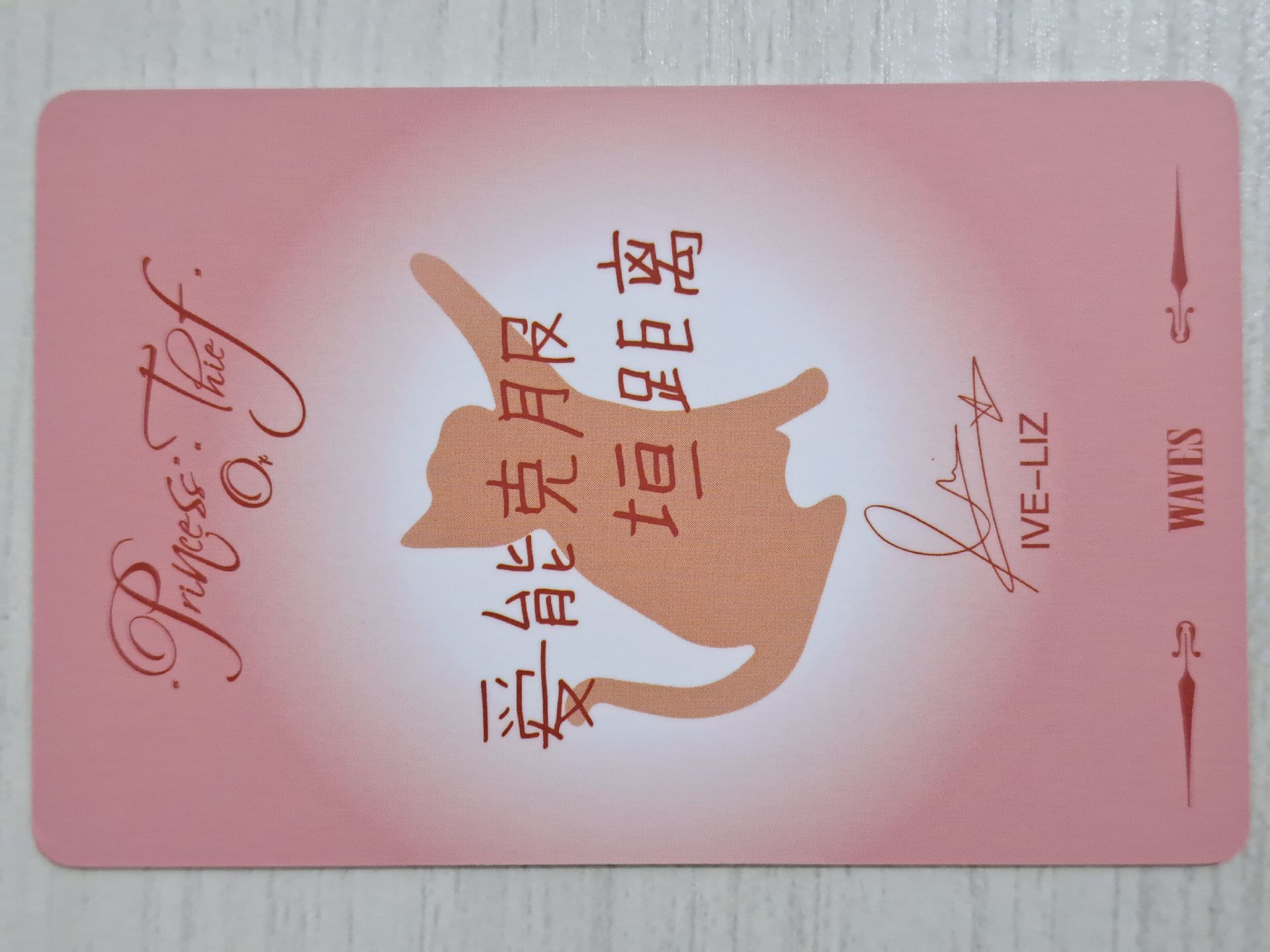 waves漫潮雜誌 雜誌卡 B版栗 愛能克服垣距離