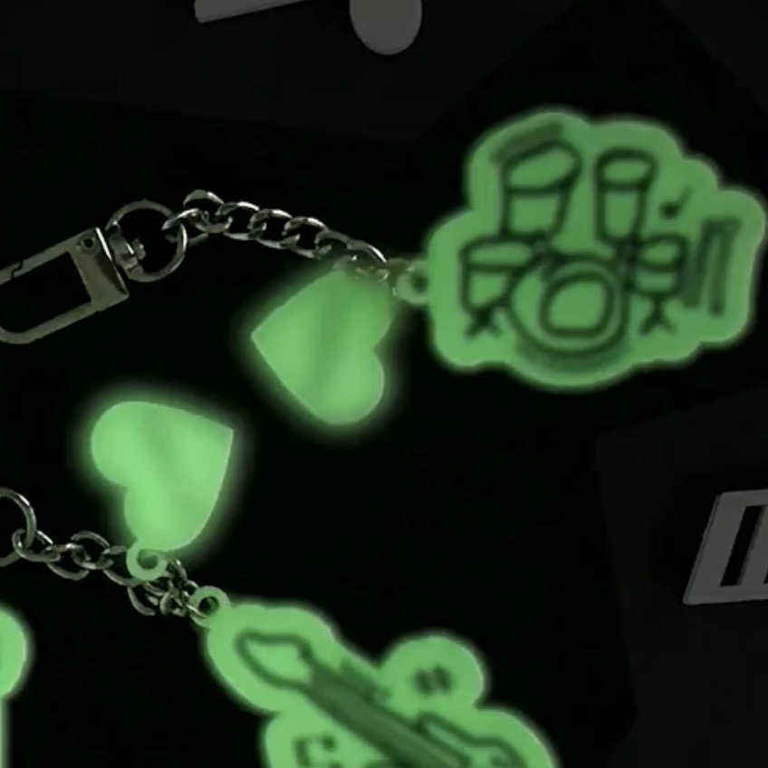 Dicon 夜光鼓鑰匙圈
