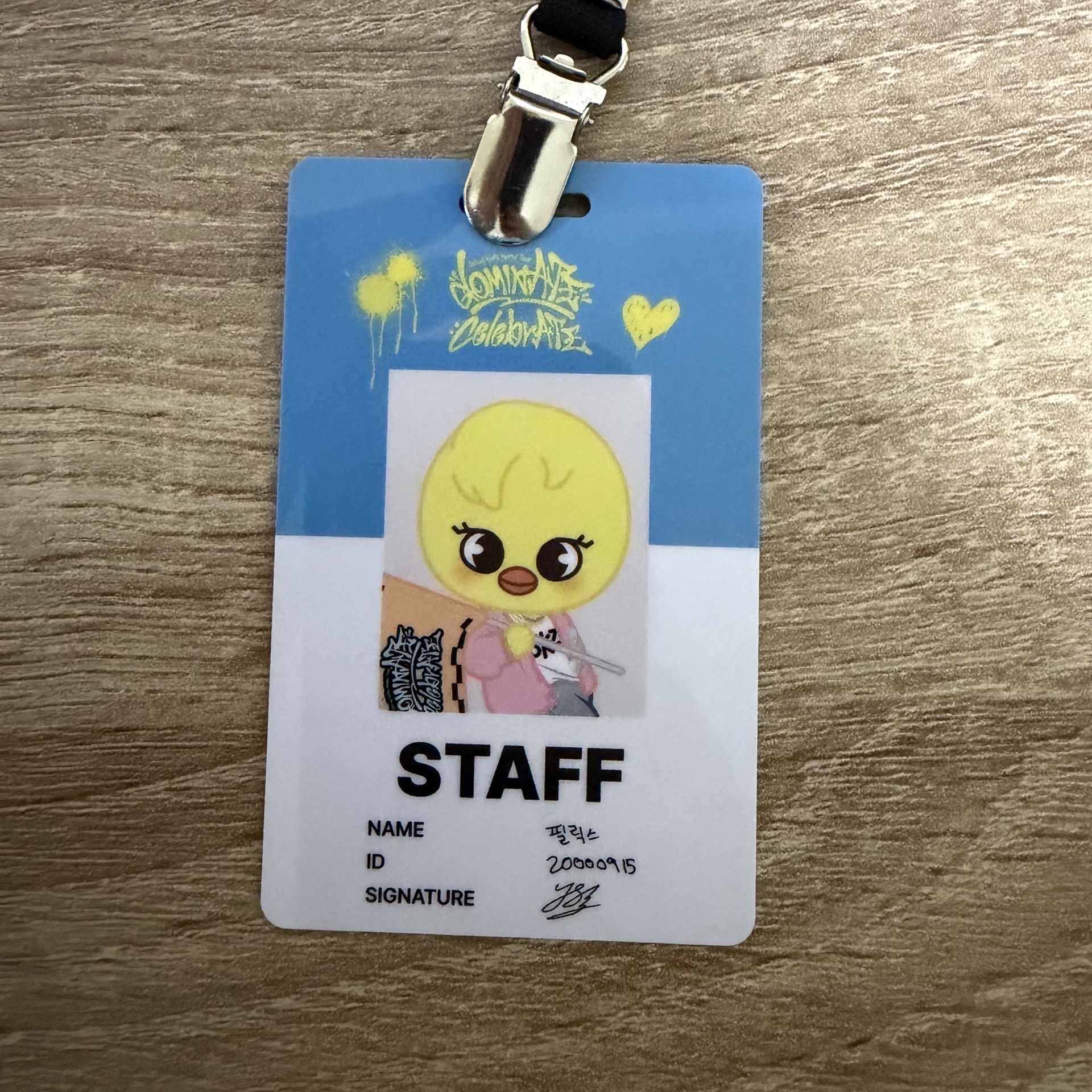 Stray kids 韓國 Dominate:celebrate 快閃店 識別證 菲