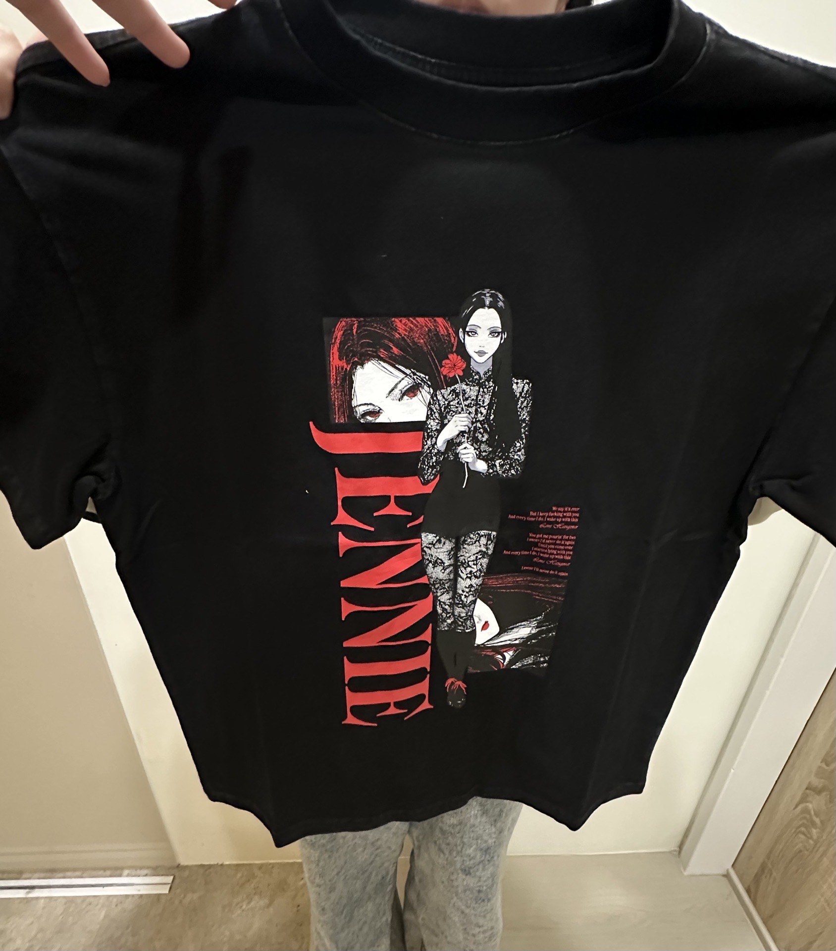 jennie 水洗T-shirt