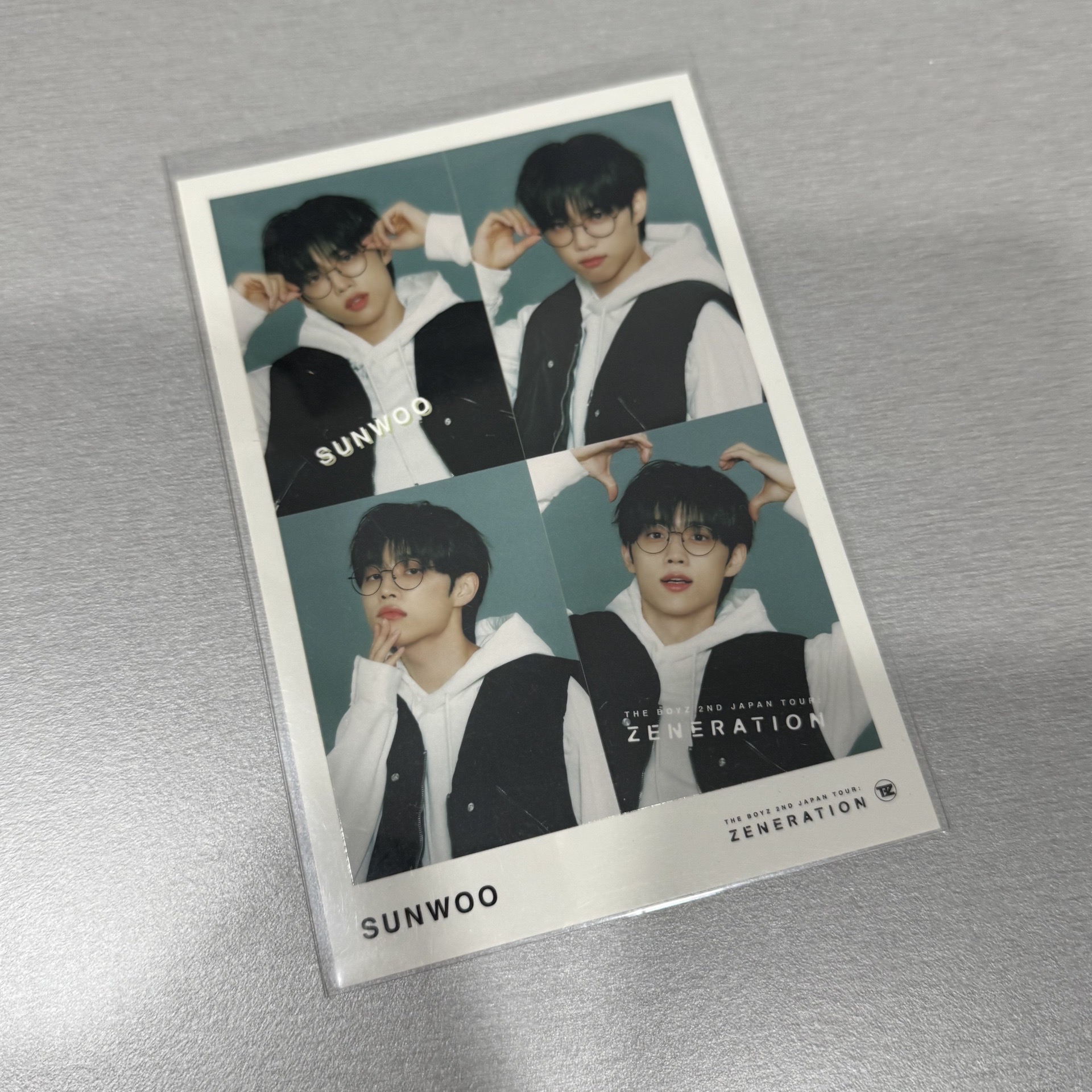 THE BOYZ 2ND WORLD TOUR : ZENERATION 人生四格卡  日巡 周邊 MD