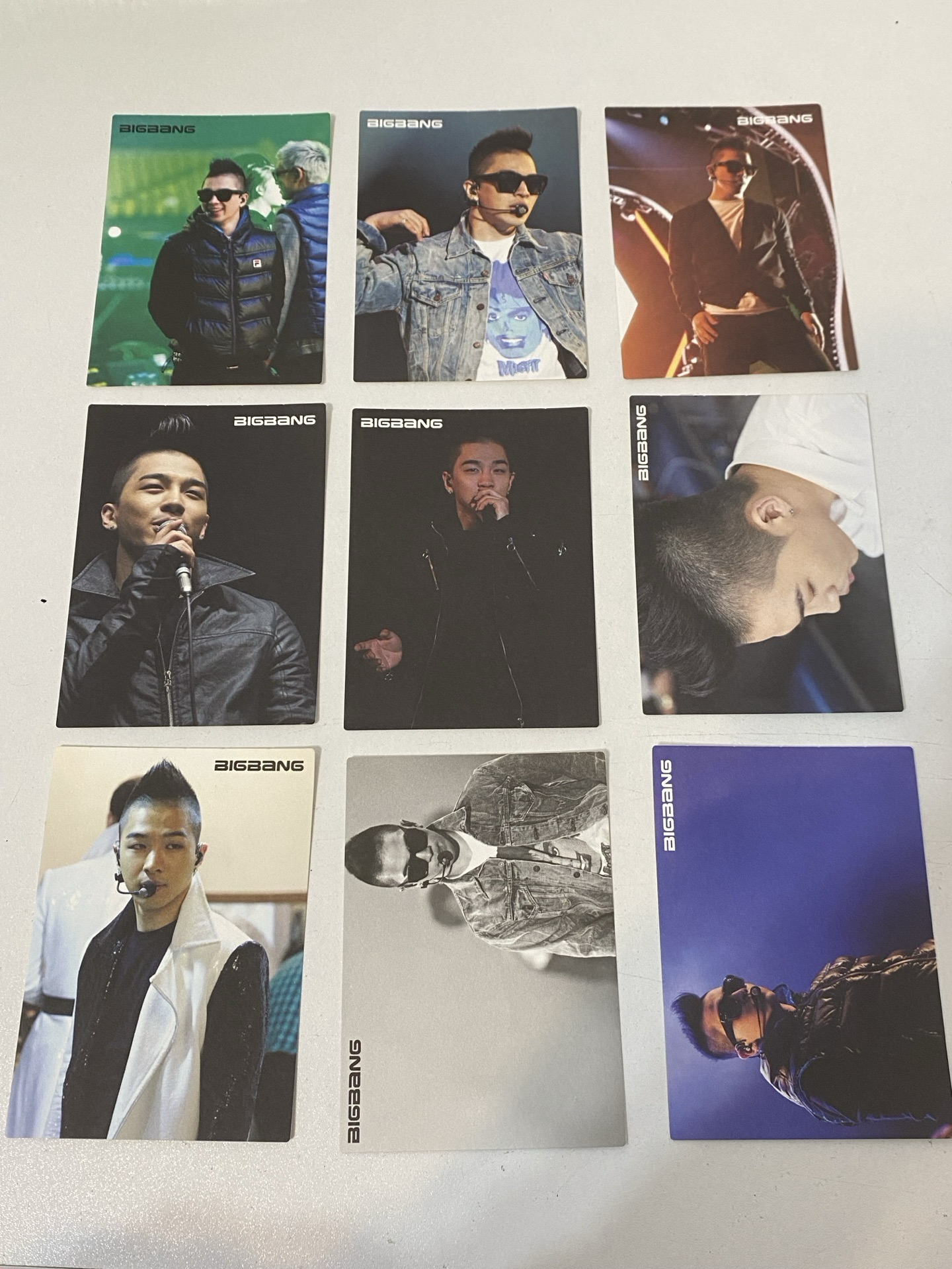 BIGBANG TAEYANG綠骷髏小卡（MEMO）