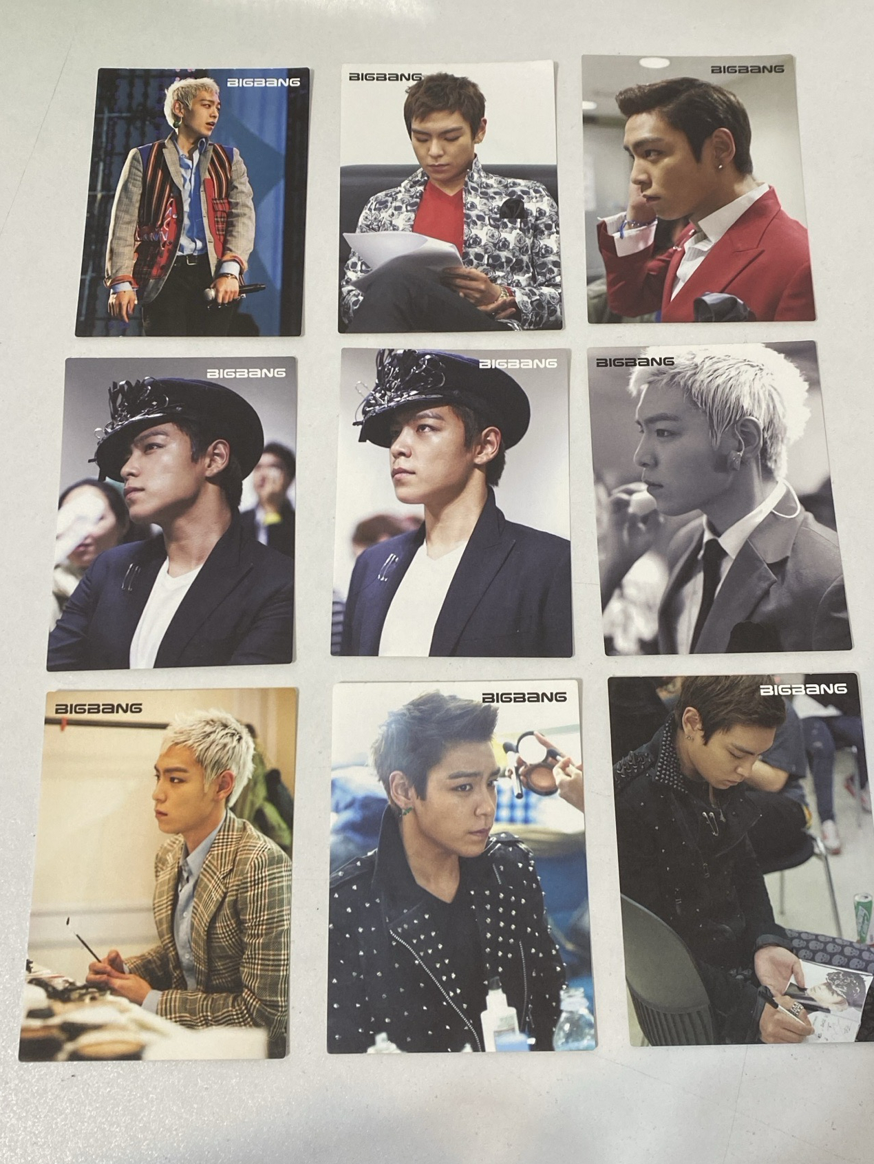 BIGBANG T.O.P綠骷髏小卡（MEMO)