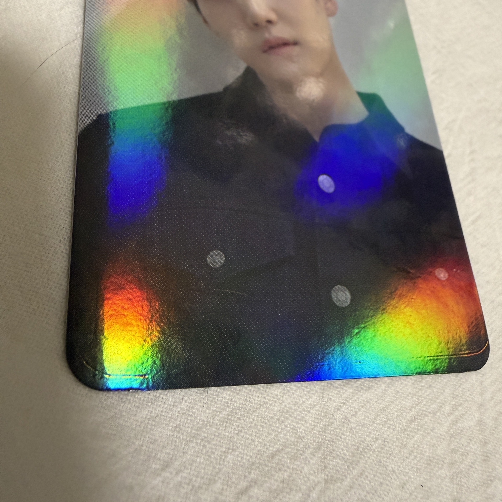 BTS LY轉 黑膠小卡（有明顯廠損