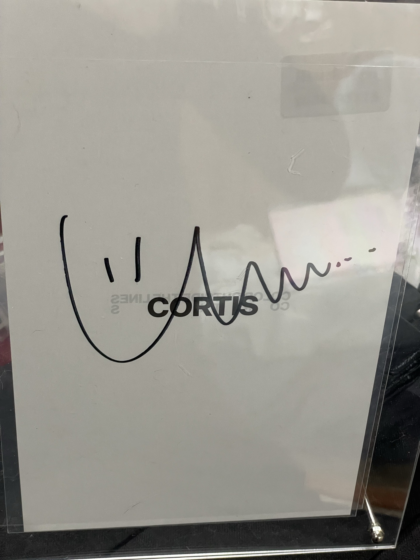 cortis 美通親簽 嚴成玹