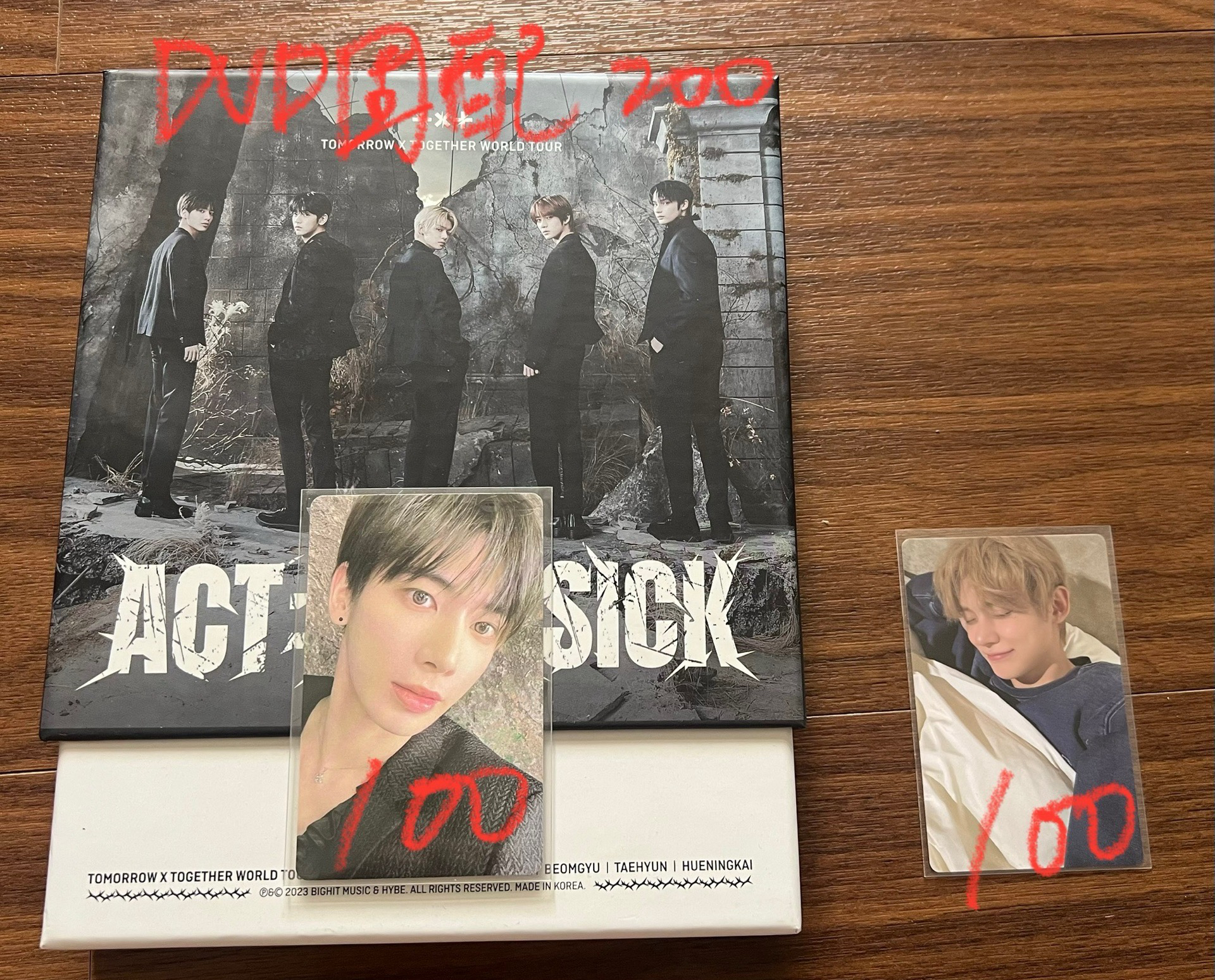 TXT周邊（忽略圖上價格）巡迴DVD