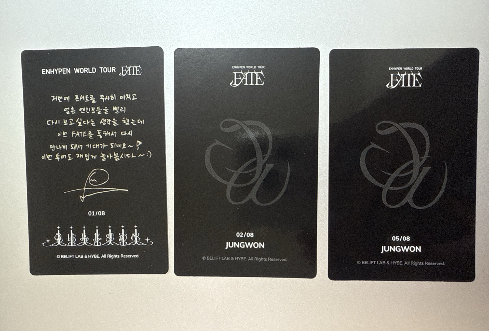 FATE禎元小盤-3張