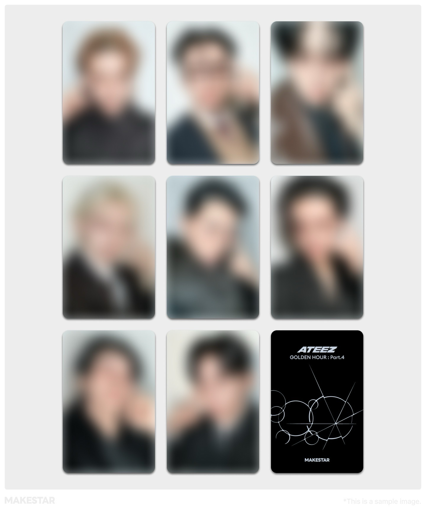 ATEEZ MS1.0 苦惱TEEZver特典卡