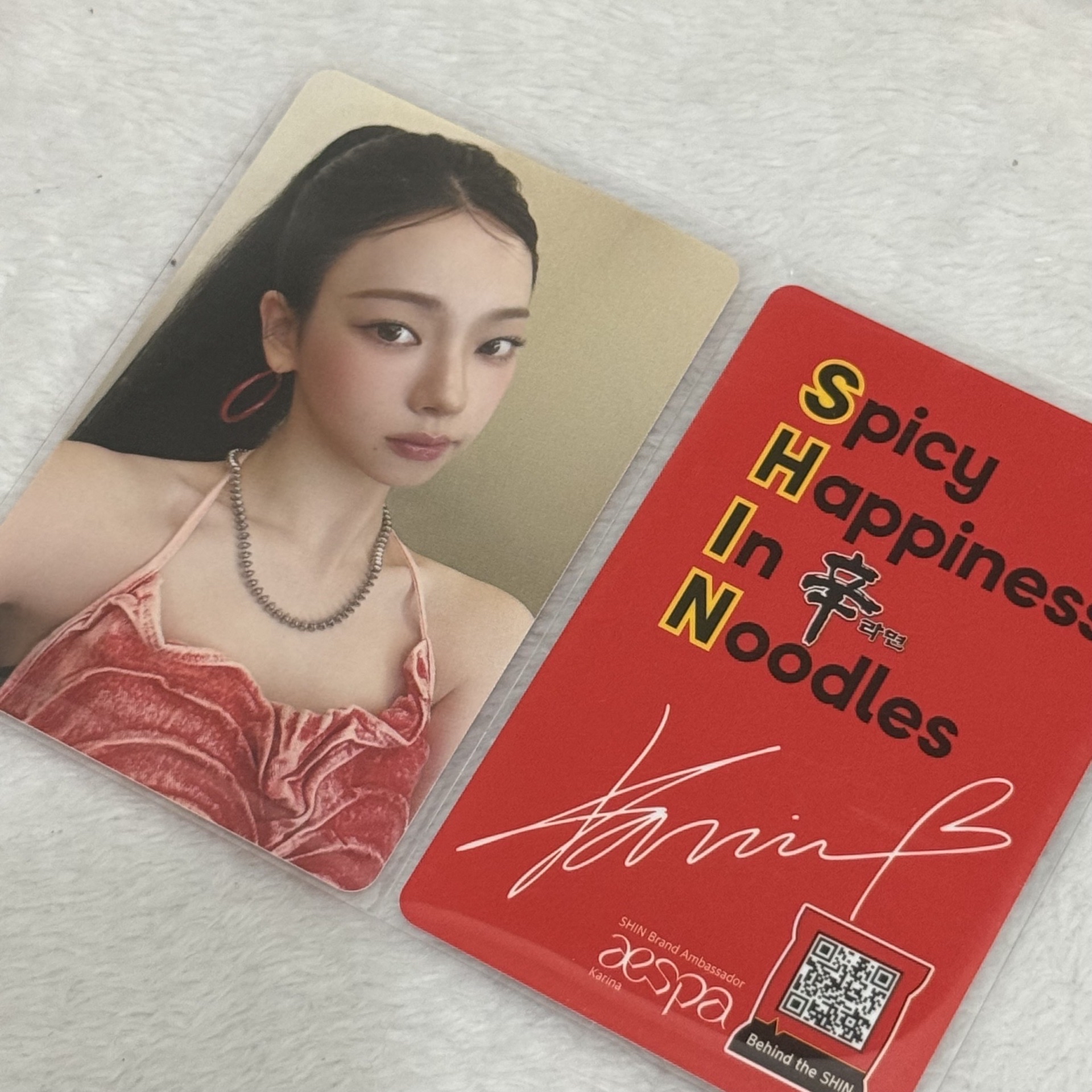 辛拉麵代言卡 柚