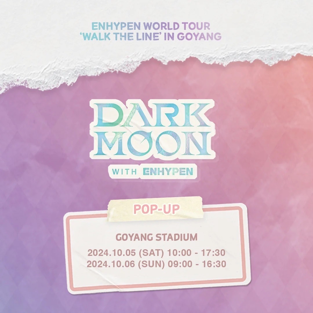DARK MOON POP-UP IN GOYANG