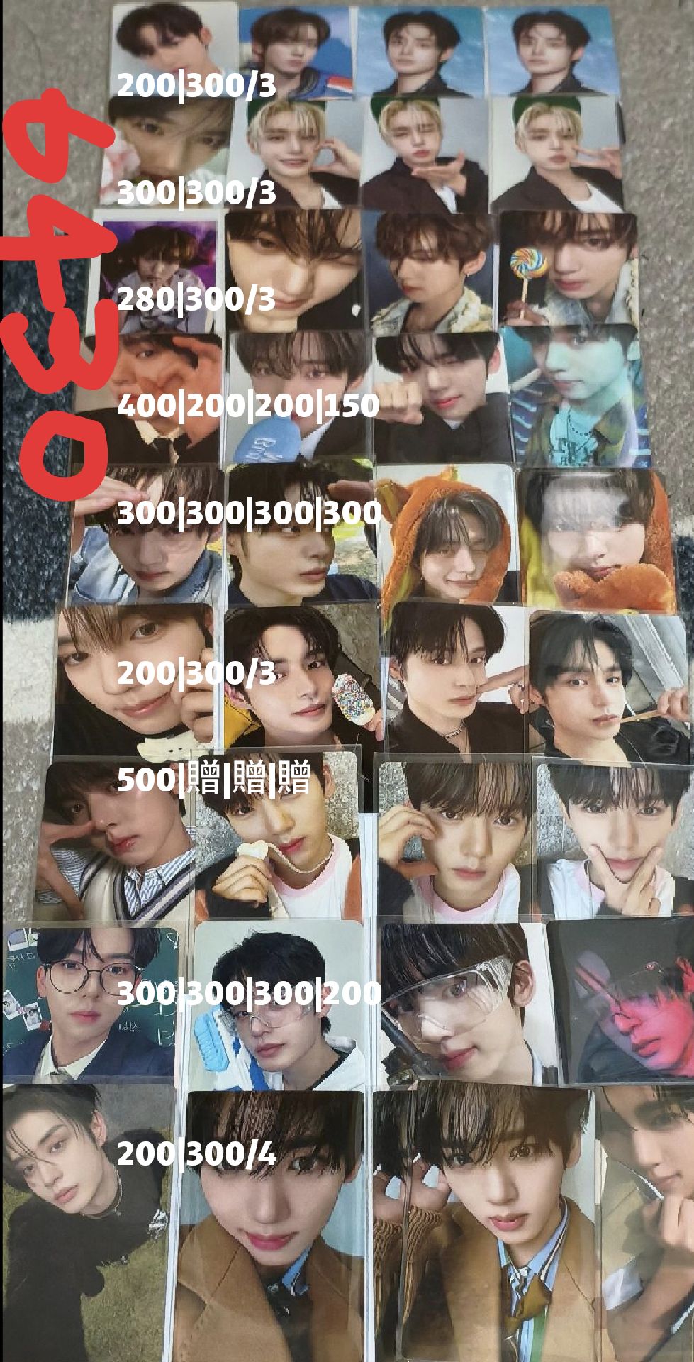 ZB1 | 辰盤🐰| 140幾張/🚫不拆售🚫/🉑保留