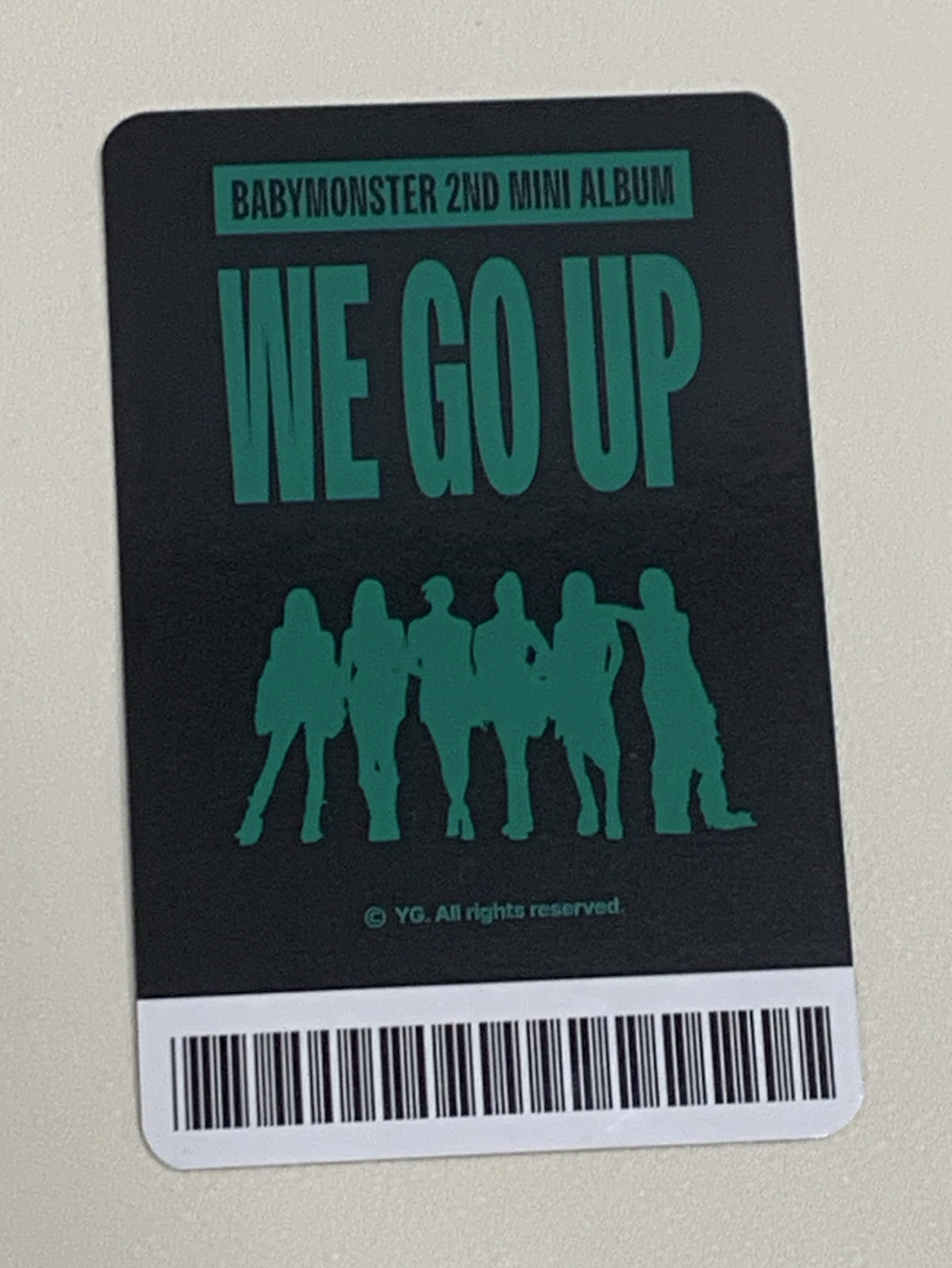 yg滿額角 卡背有損