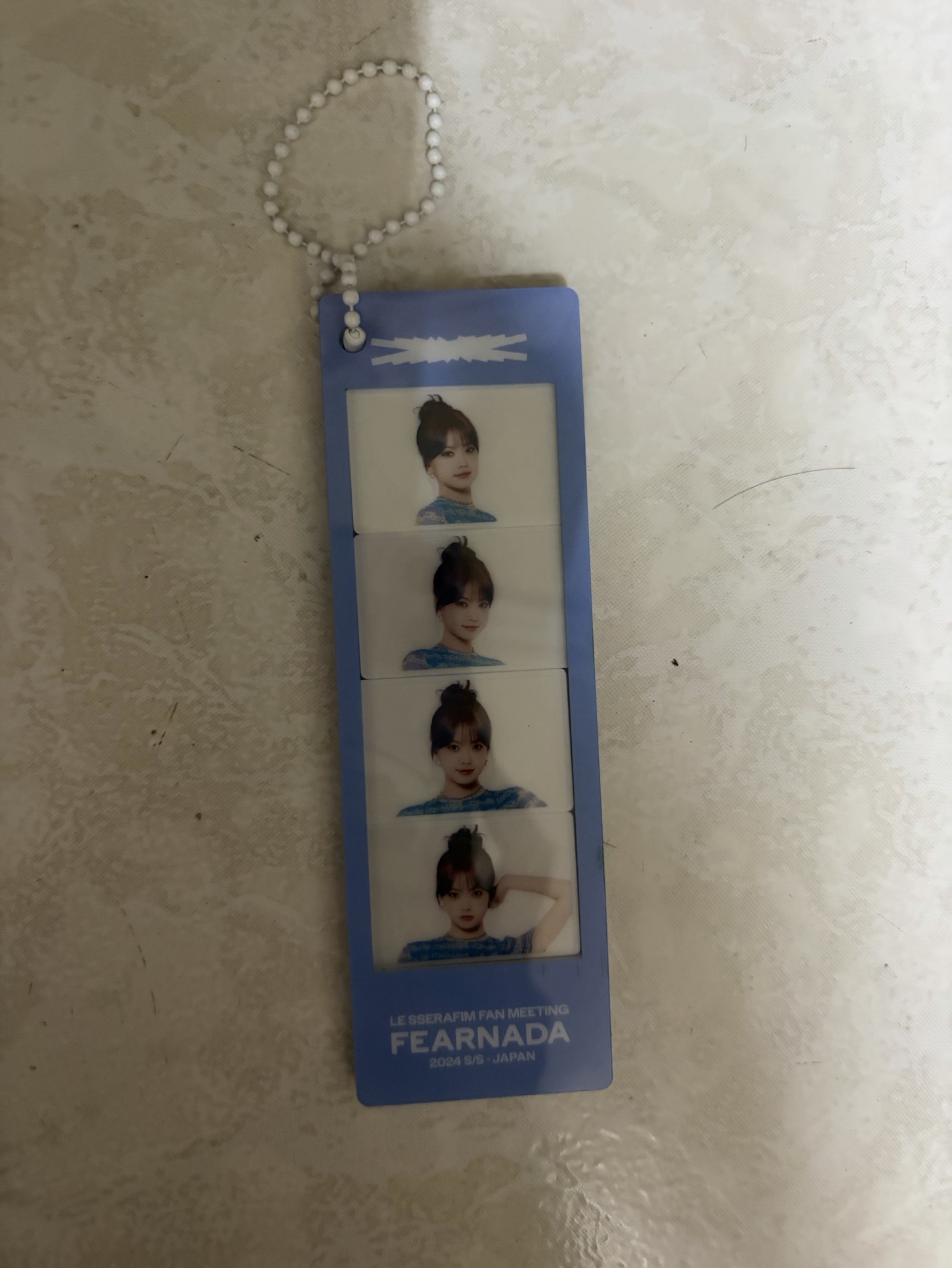 恩採 24‘fm JP 鑰匙圈吊飾 Photo Magnet Keyring