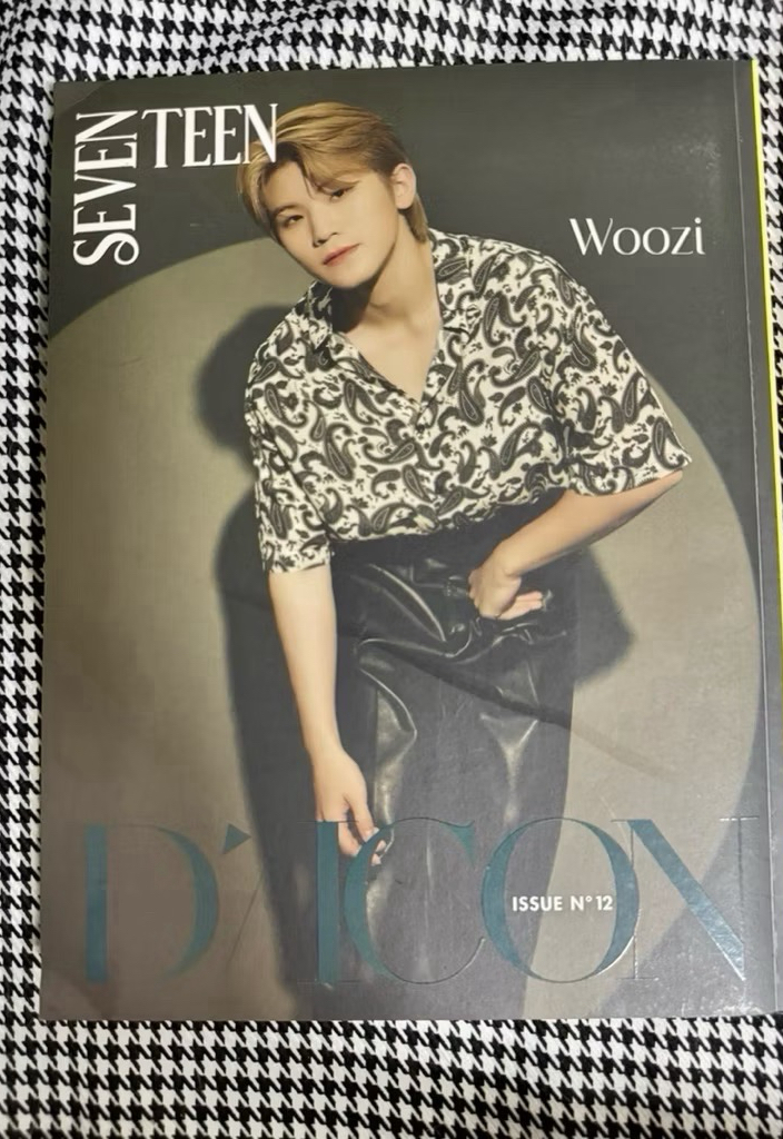 【整圖出】seventeen 21年 絕版 DICON woozi 李知勳 雜誌 抱熊 D社 克拉盤 抱熊勳