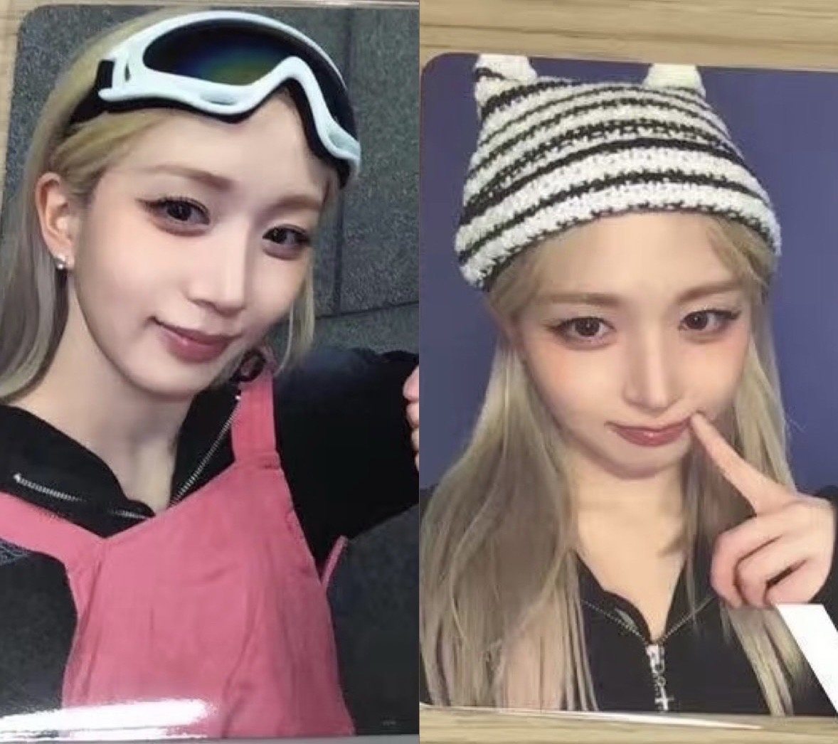 非現 滑雪+貓貓針織帽 嫄