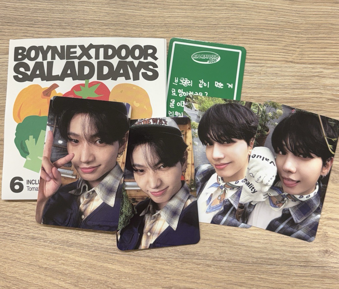 2026年曆小卡JAEHYUN