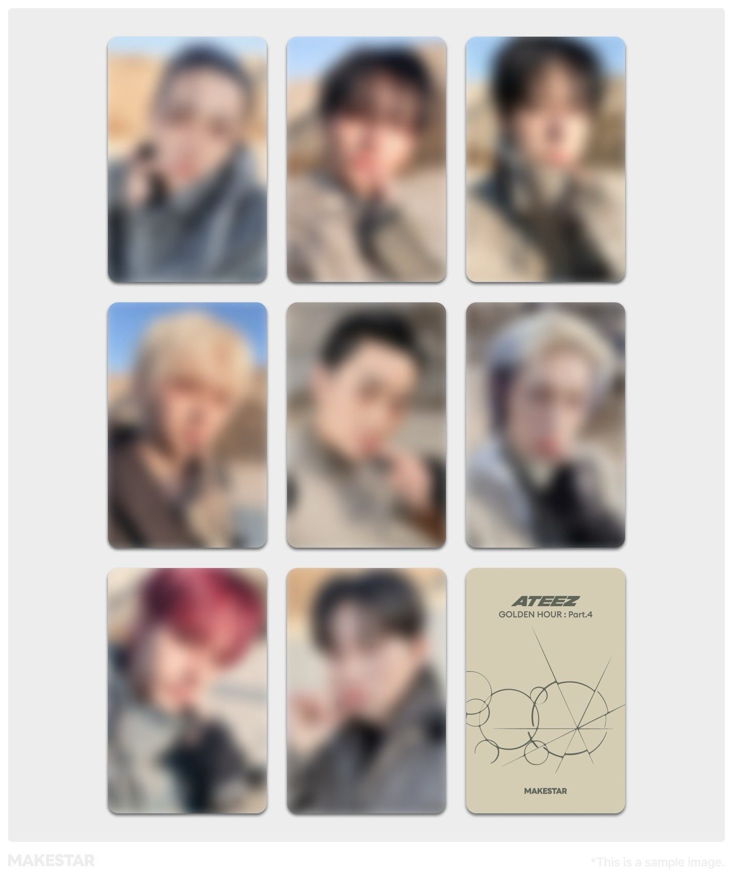 ATEEZ MS2.0 啾～ver 特典卡