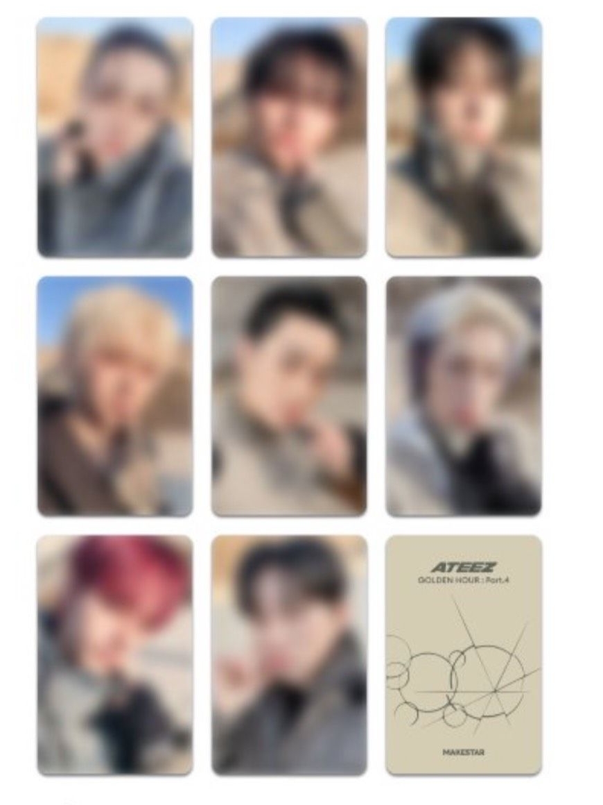 ATEEZ GH4 MS簽售卡 Kyuu~ ver. 傘+鍾