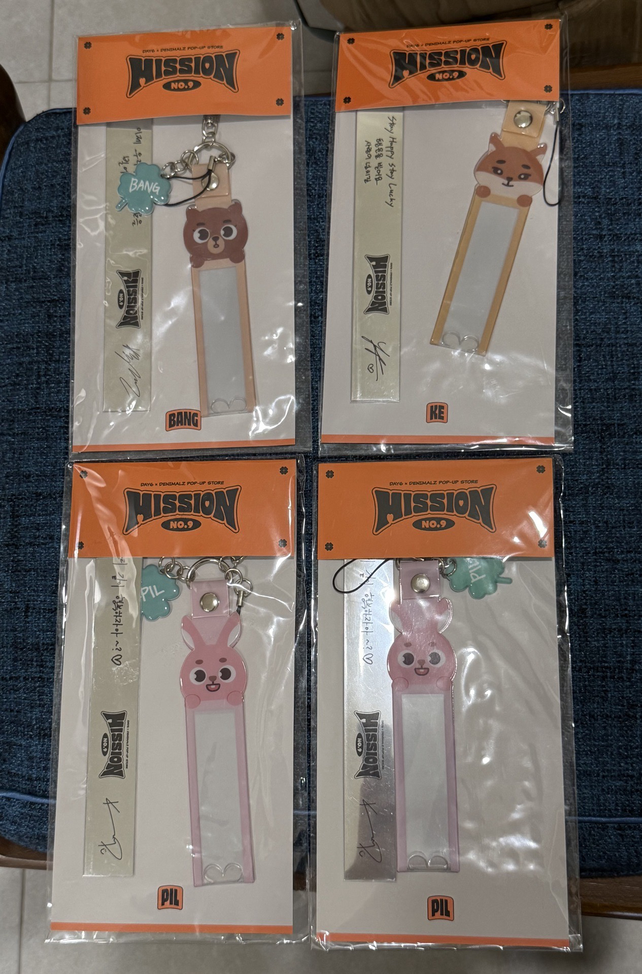 DAY6 DENIMALZ 印簽 飄帶 吊飾 MISSION No.9